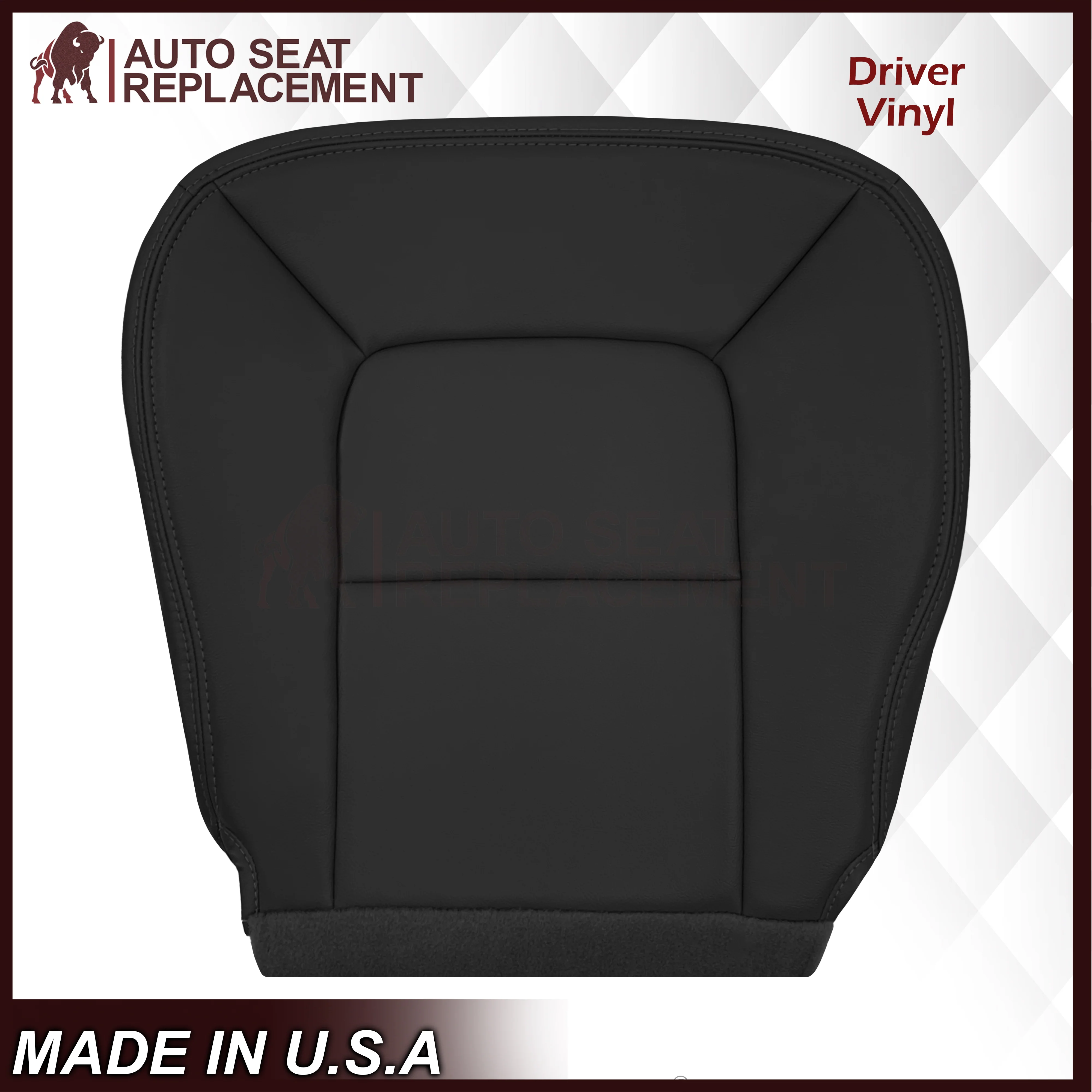 2000-2003 Dodge Durango SLT Replacement Bottom Seat Covers in Black: Choose From Variation - Image 7