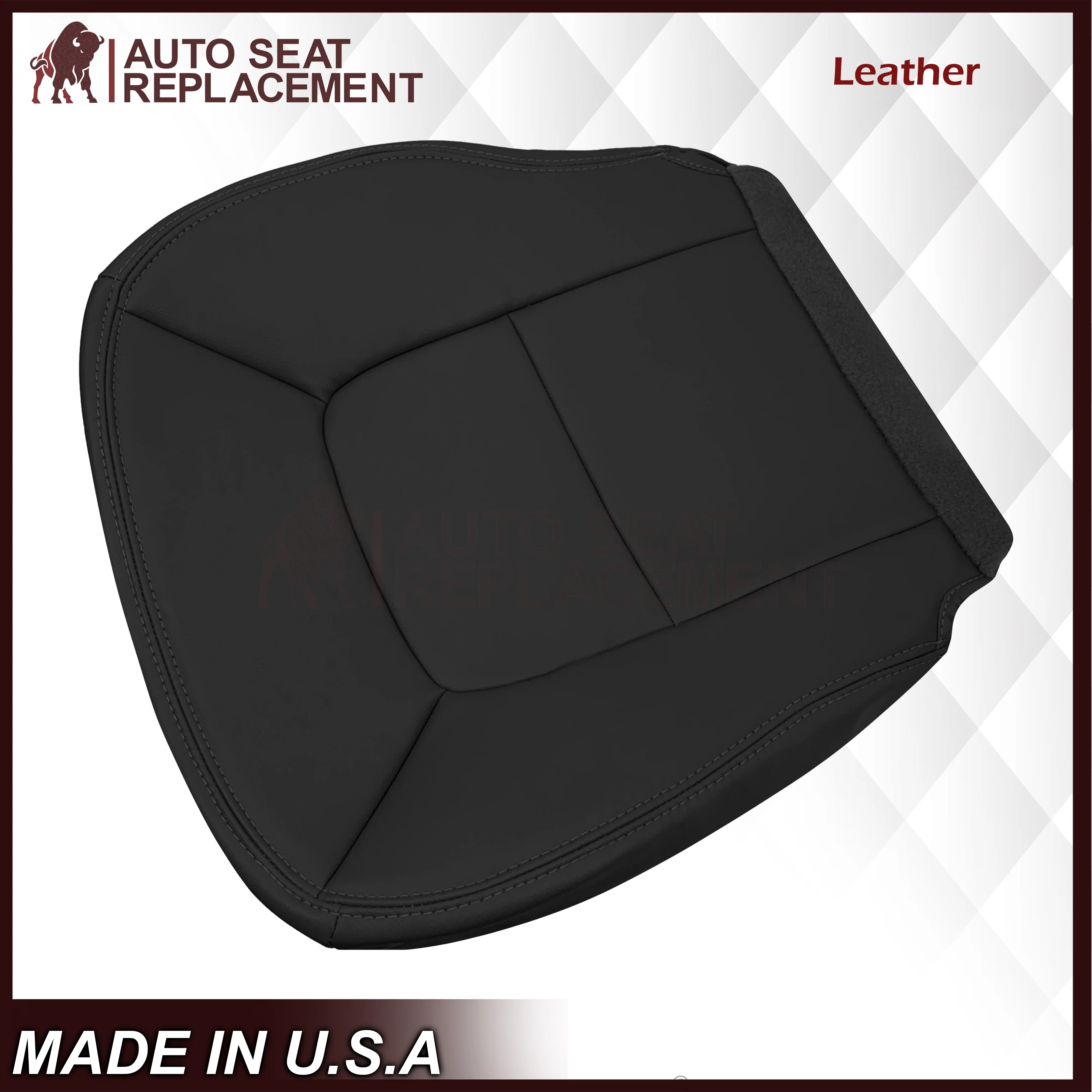 2000-2003 Dodge Durango SLT Replacement Bottom Seat Covers in Black: Choose From Variation - Image 8