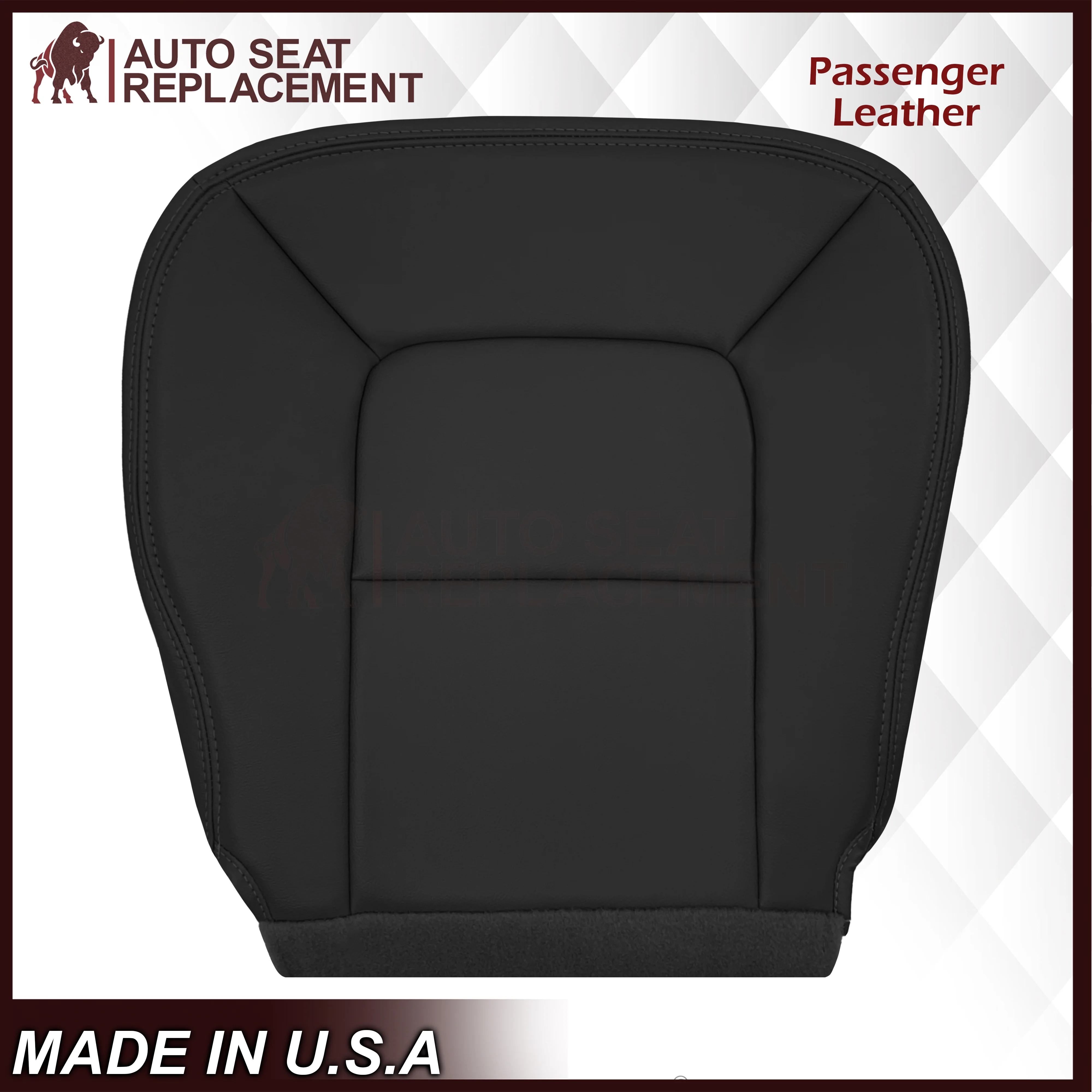 2000-2003 Dodge Durango SLT Replacement Bottom Seat Covers in Black: Choose From Variation - Image 9