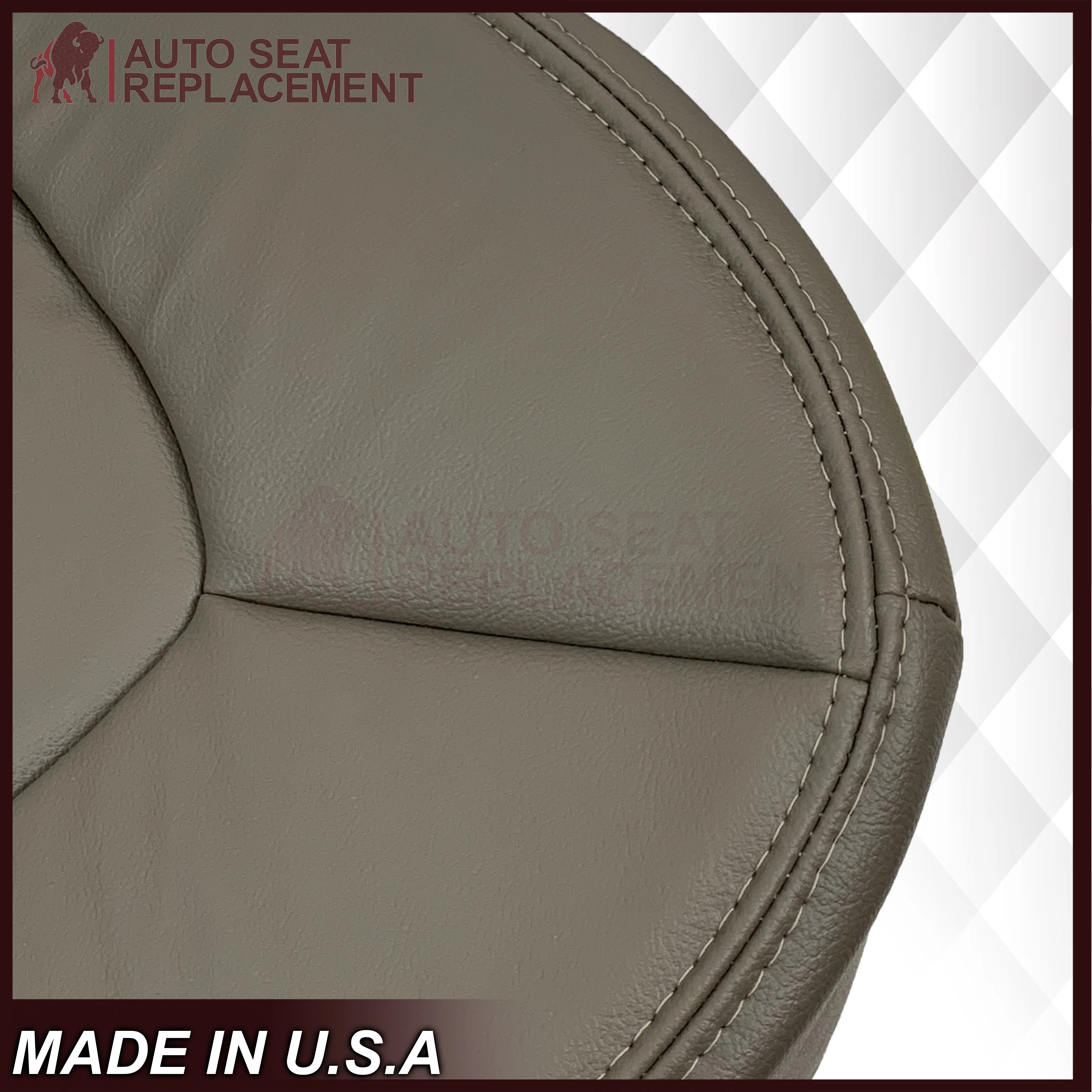 2000-2003 Dodge Durango SLT Replacement Bottom Seat Covers in Gray Vinyl: Choose From Variation - Image 8