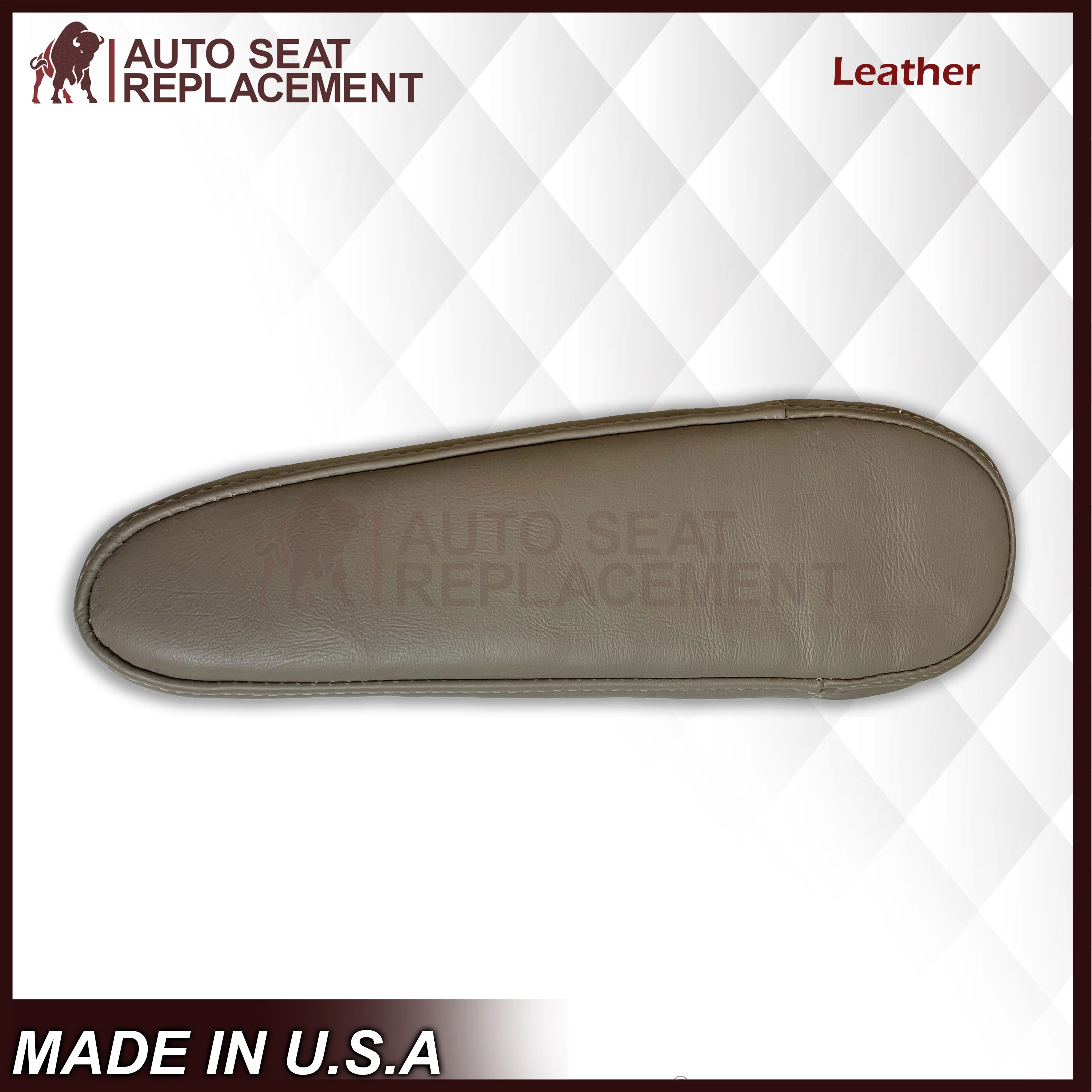 2001 - 2007 Toyota Sequoia Driver OR Passenger Side Top and Bottom Replacement Seat Covers In Tan: Choose your material - Image 14
