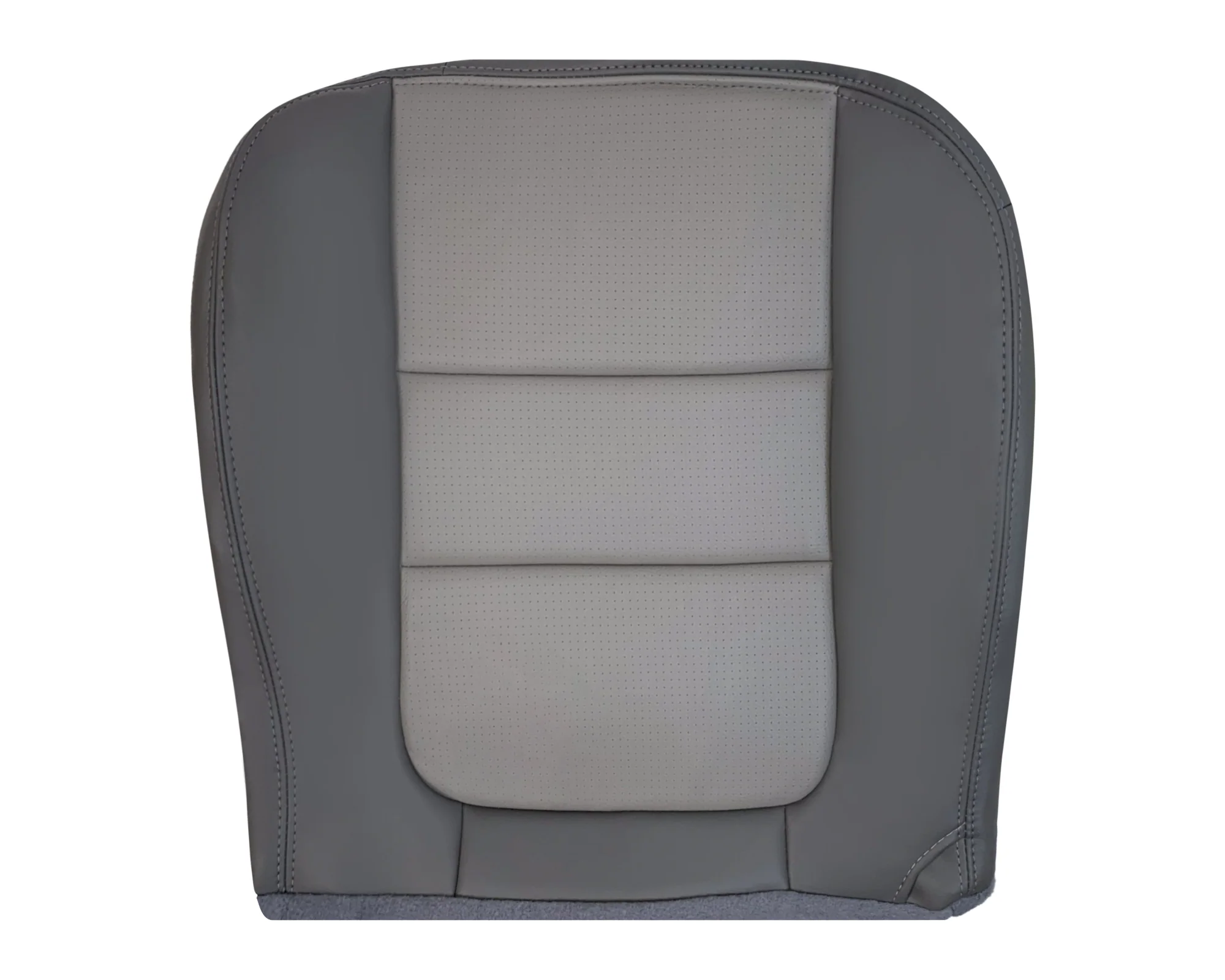 2001 Ford F250 Platinum Edition New Vinyl Replacement Seat Cover in 2-Tone Gray - Image 16