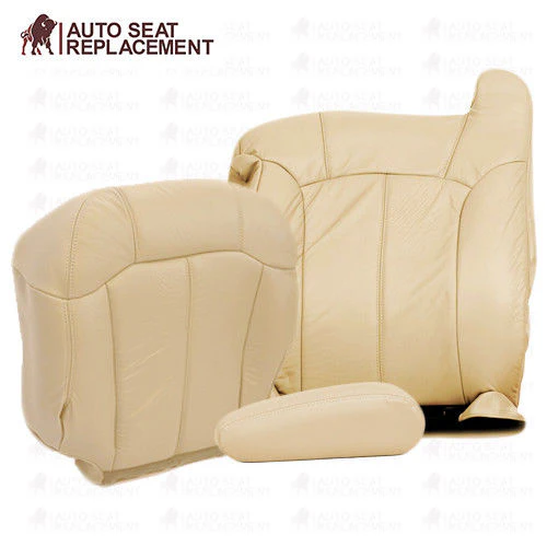 2002 2001 2000 Chevy Tahoe Suburban Suburban Front Seat Cover Package Light Tan - Image 2