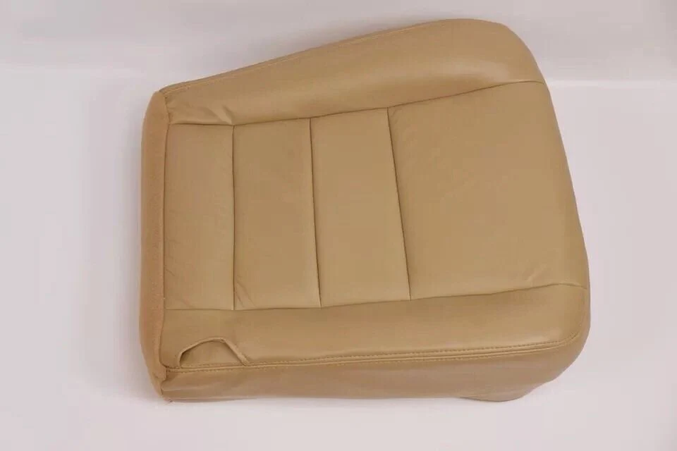 2002 2003 2004 2005 2006 007 Ford F250 F350 Driver Bottom Leather Seat Cover Tan - Image 11