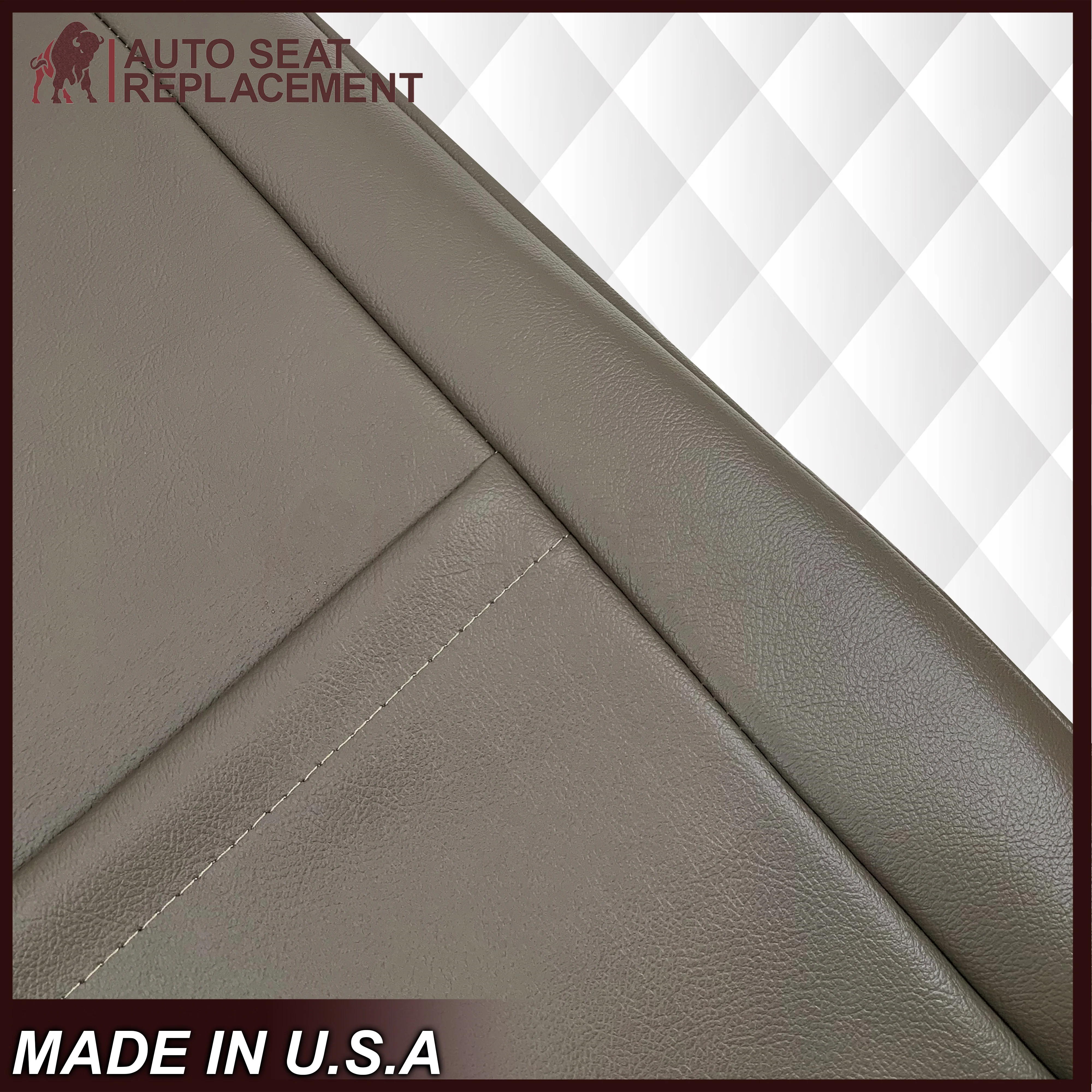 2002 - 2004 Ford Excursion Eddie Bauer Replacement Seat Covers 2 Tone Gray-Tan: Choose From Variations - Image 13