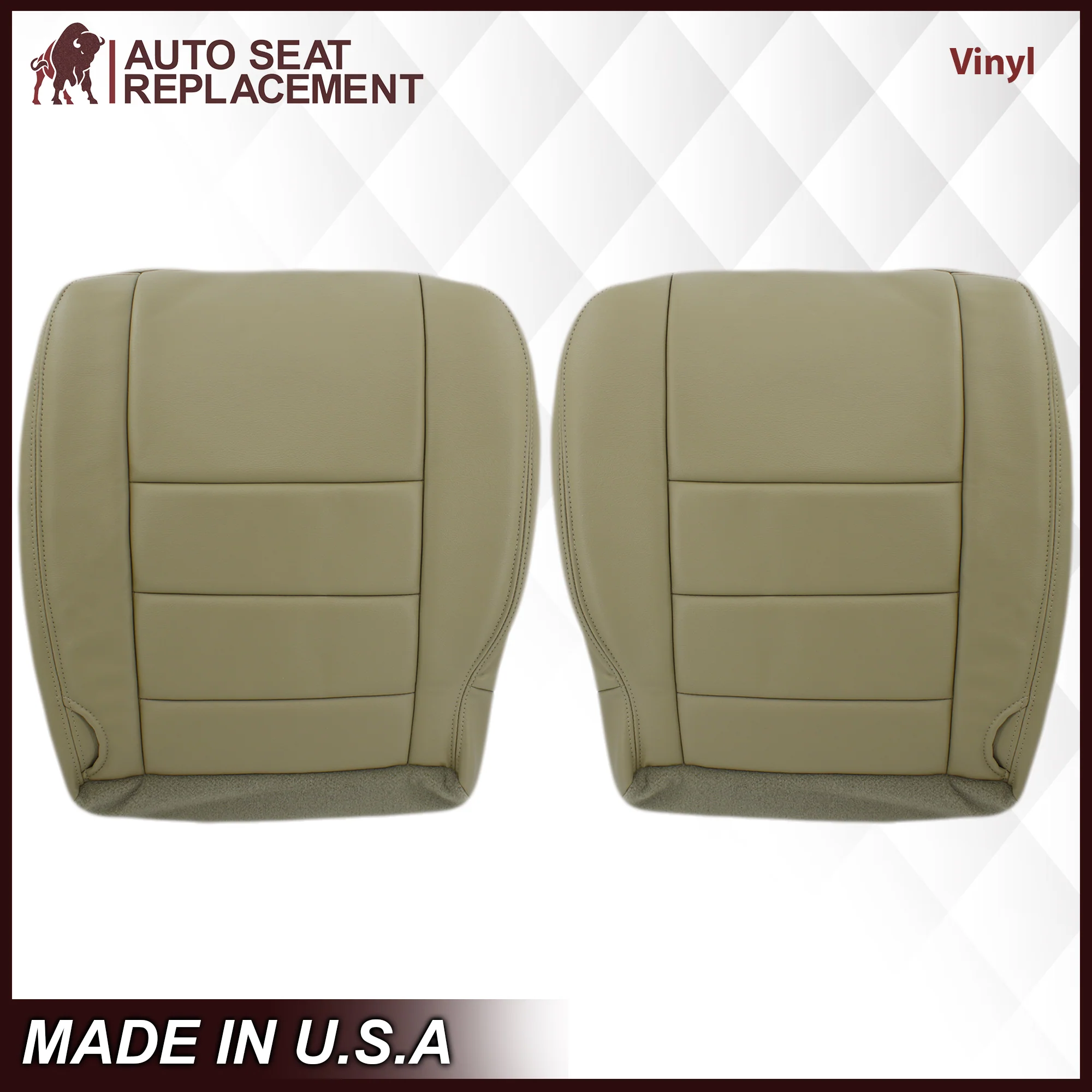 2002-2005 Ford Excursion Limited Seat Cover in Tan: Choose From Variations - Image 19