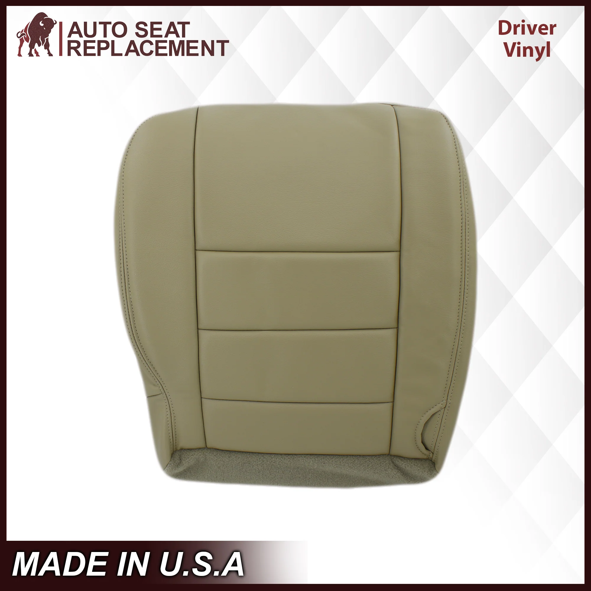 2002-2005 Ford Excursion Limited Seat Cover in Tan: Choose From Variations - Image 3