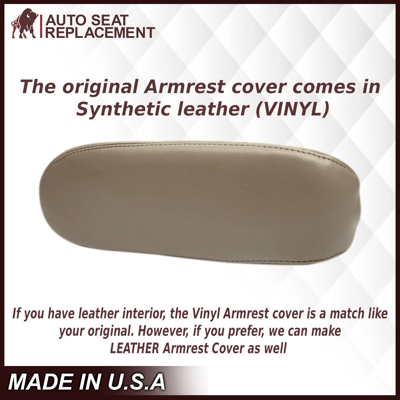 2002-2007 Ford F250/F350/F450/F550 Lariat Extended Cab Seat Cover in Tan: Choose Leather or Vinyl - Image 24
