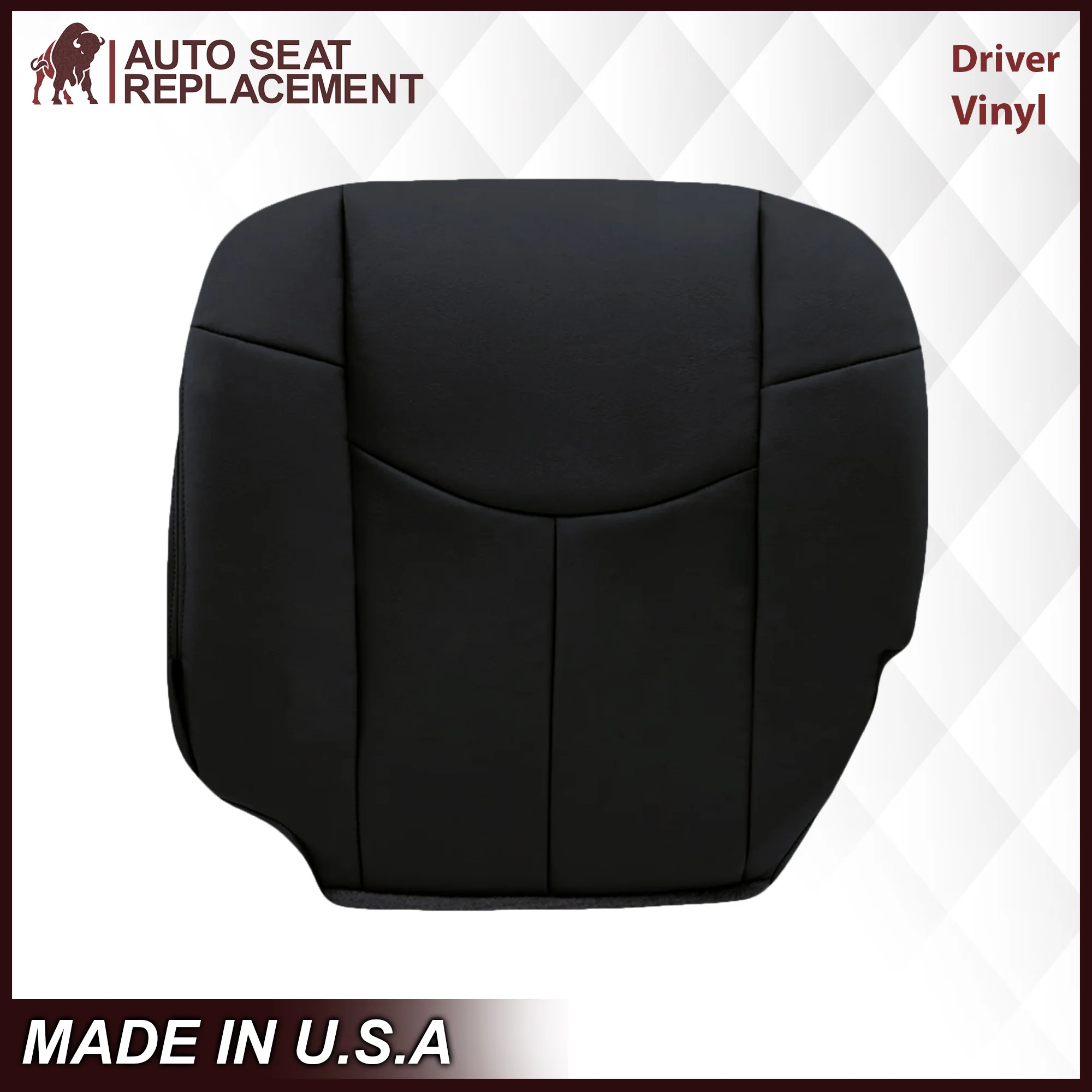 2002 Chevy Avalanche Seat Cover in Dark Graphite "Dark Gray": Choose From Variations - Image 3