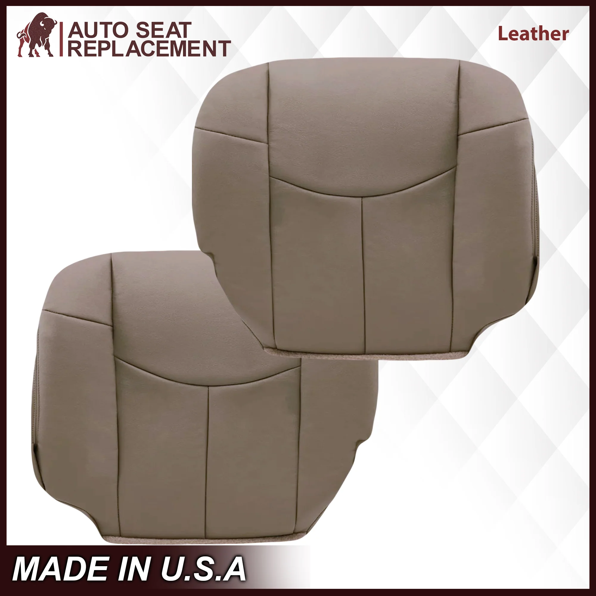 2002 Chevy Avalanche Seat Cover in Medium Neutral Tan: Choose From Variations - Image 16