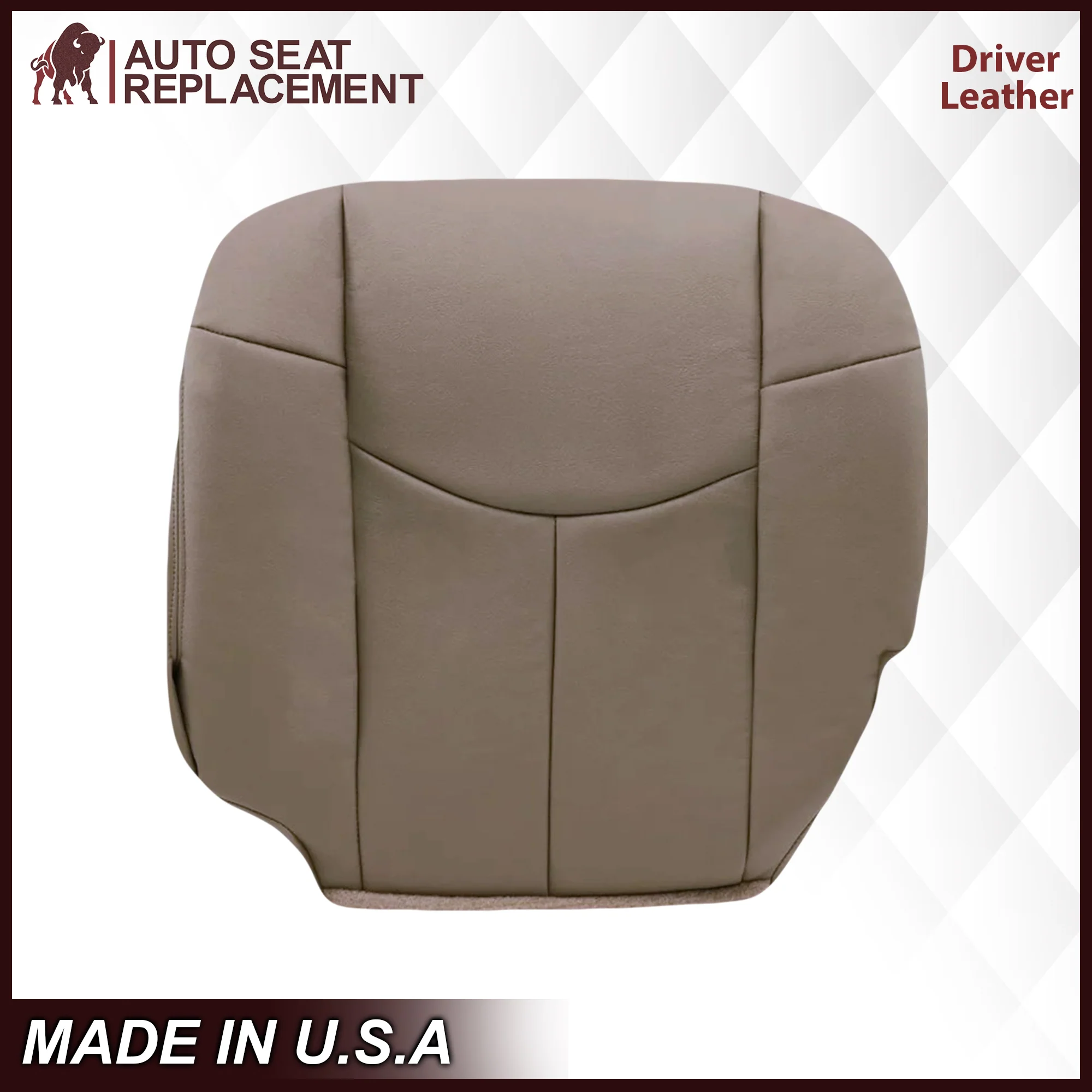2002 Chevy Avalanche Seat Cover in Medium Neutral Tan: Choose From Variations - Image 3