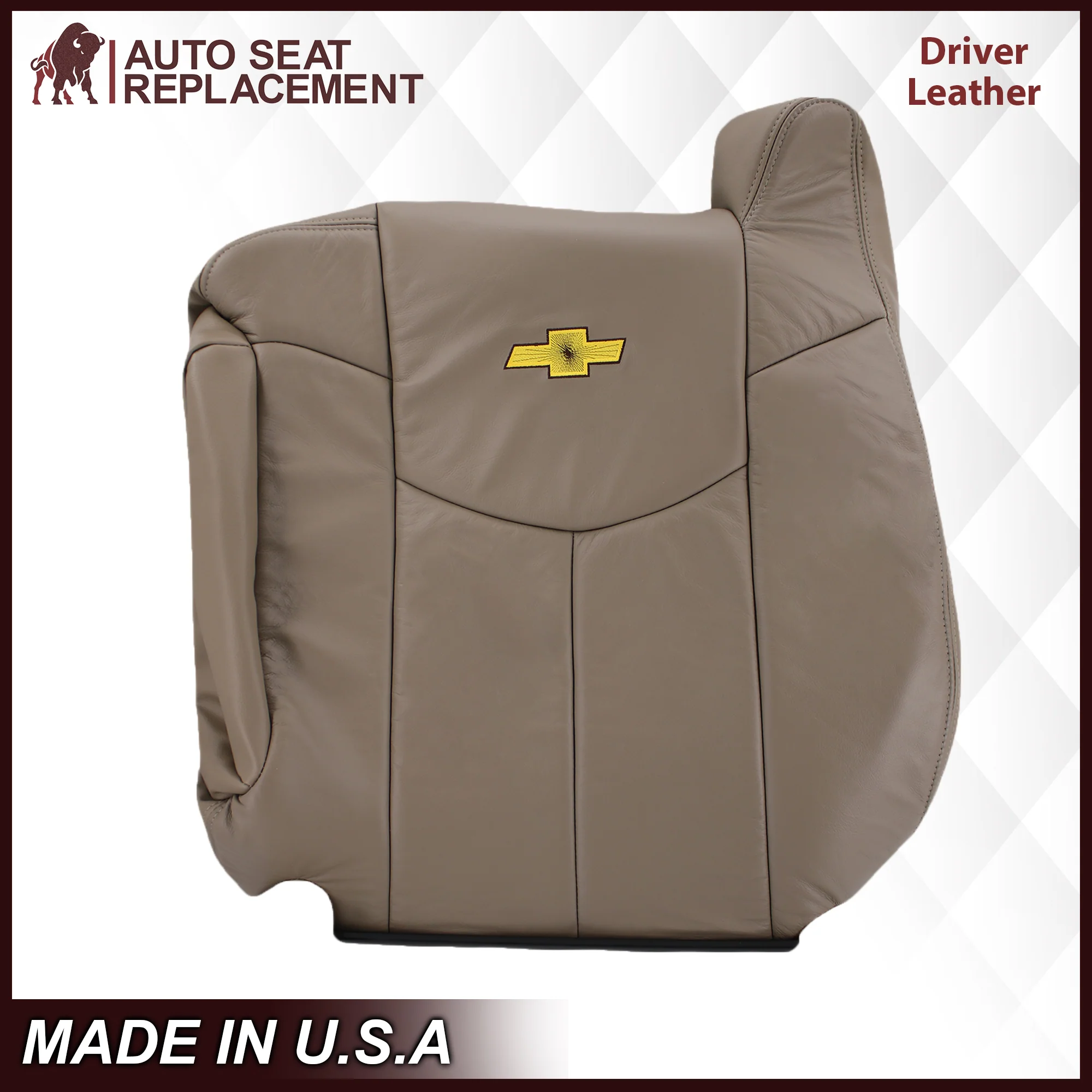 2002 Chevy Avalanche Seat Cover in Medium Neutral Tan: Choose From Variations - Image 6