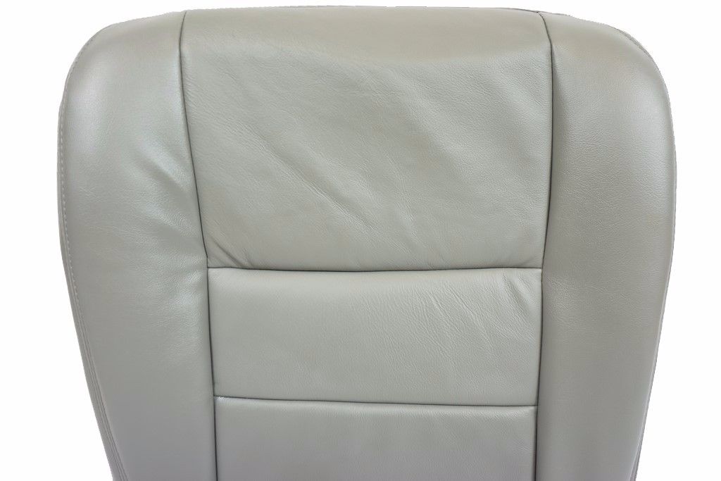 2002 to 2007 Ford F250 F350 Lariat XL FX4 Xlt Passenger Bottom Seat Cover Gray - Image 3