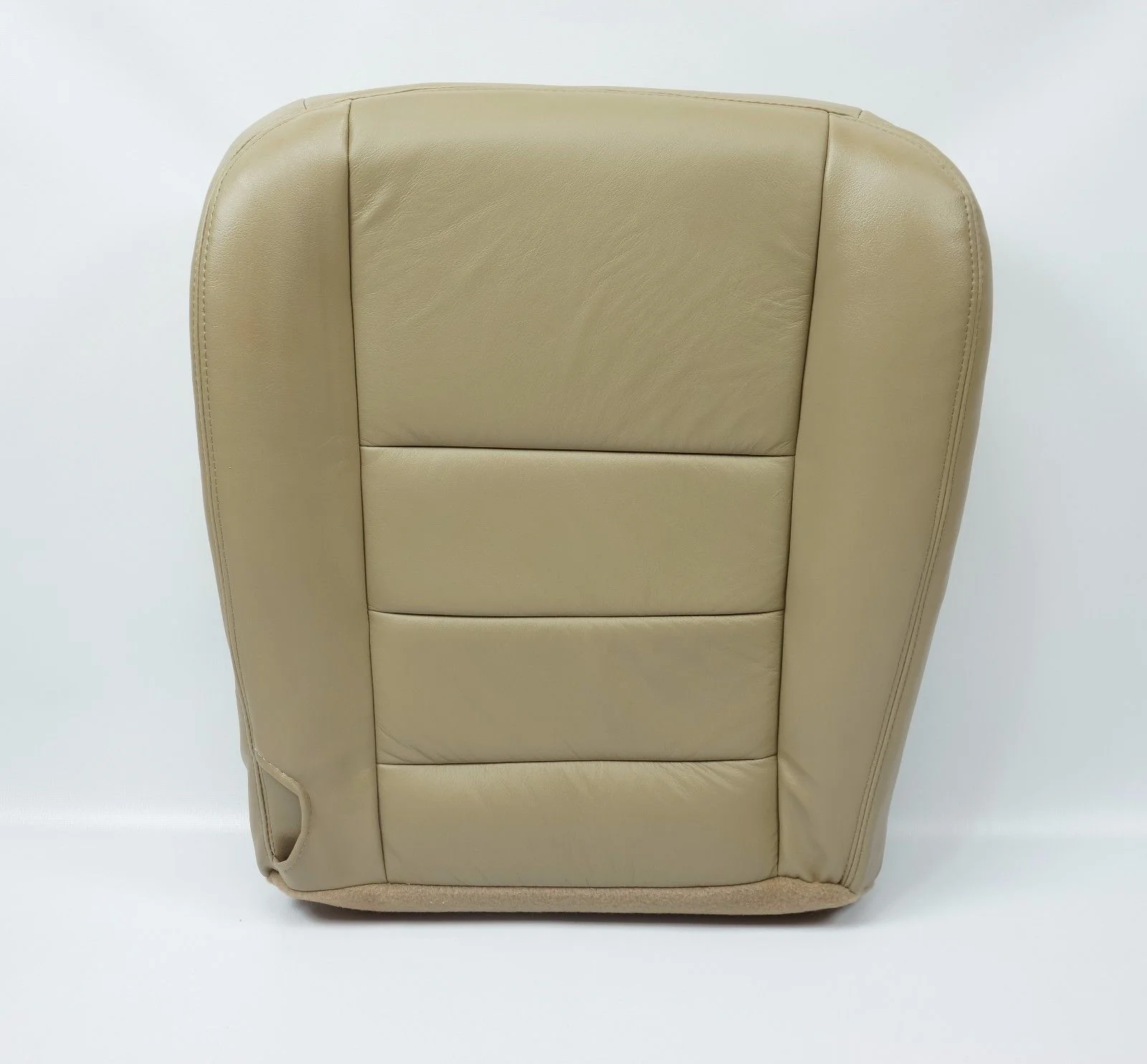 2002 To 2007 Ford F250 F350 Lariat XL XLT Driver Bottom Leather Seat Cover TAN - Image 9