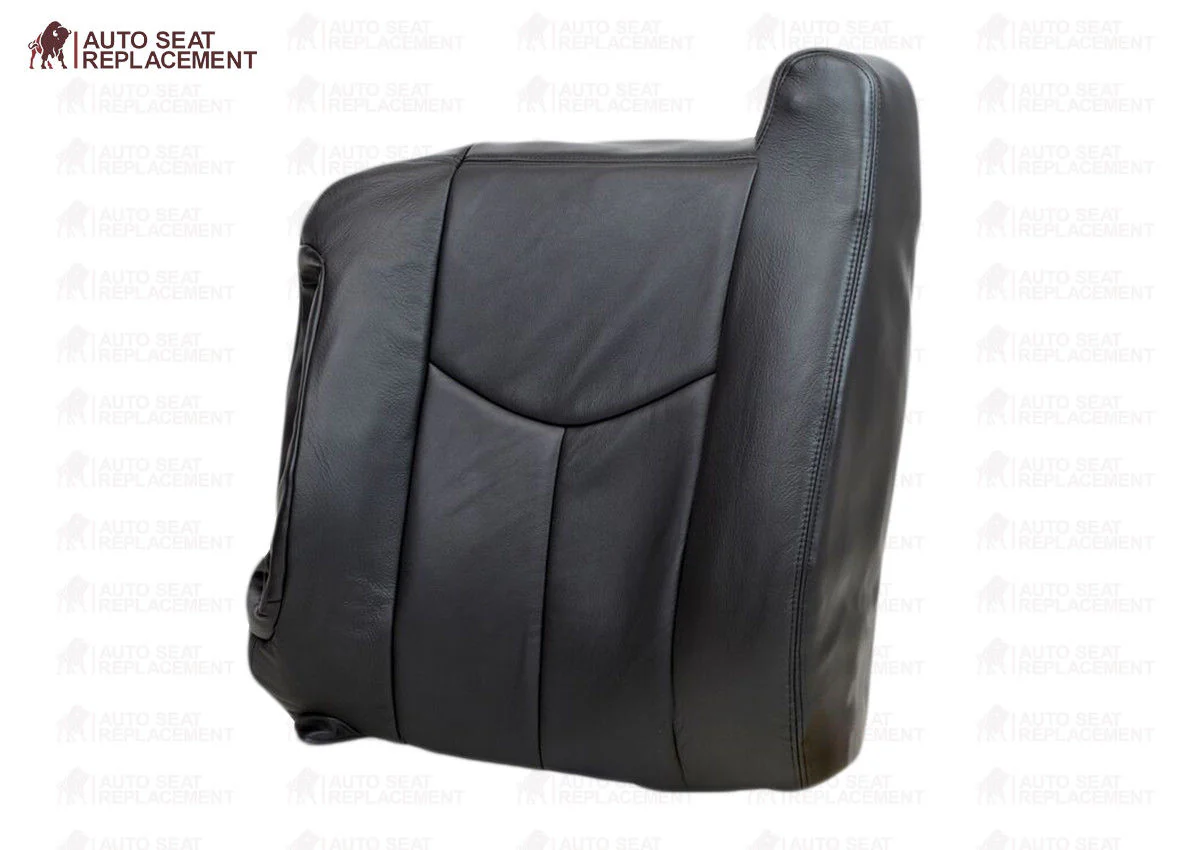 2003 2004 005 2006 Chevy Silverado Top-Lean back-Passenger Seat Cover Dark Gray - Image 8