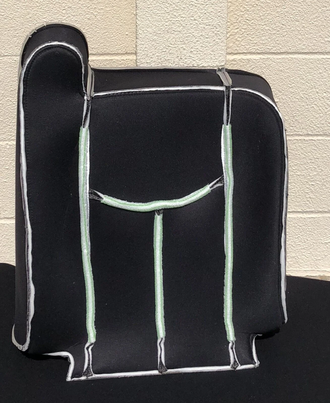 2003 2004 2005 2006 2007 Chevy Silverado Driver and Passenger Cloth Seat Cover in Dark Gray - Image 16