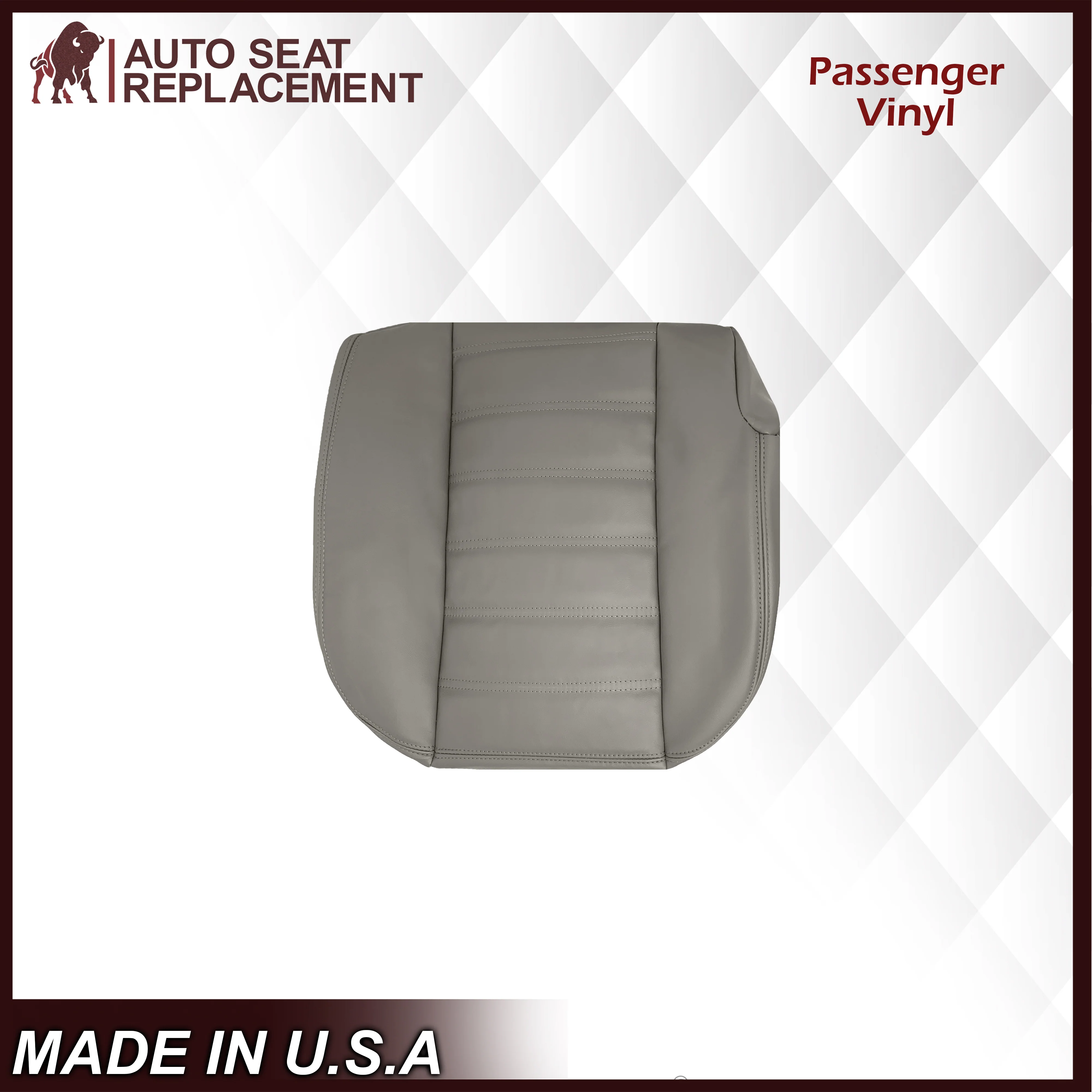 2003 2004 2005 2006 2007 Hummer H2 SUV SUT Adventure Gray Leather Or Vinyl Seat Cover - Image 26