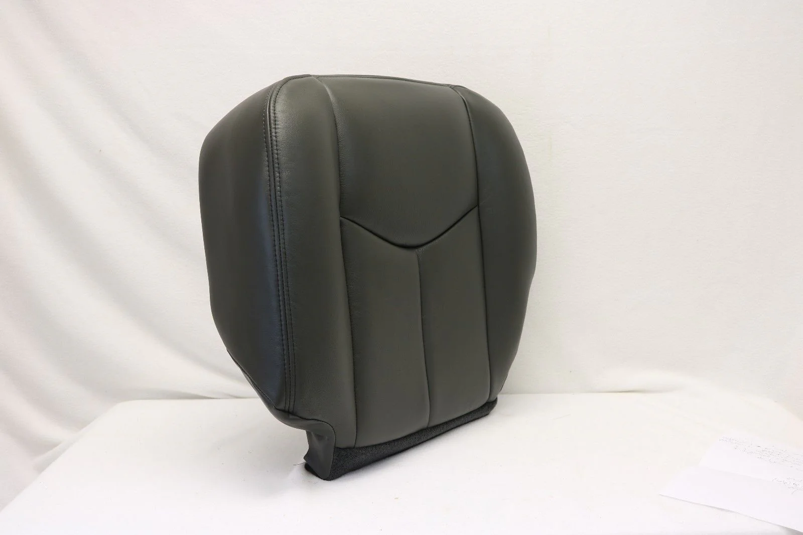 2003 2004 2005 2006 Chevy Silverado Duramax Driver Bottom Seat Cover Dark Gray - Image 4