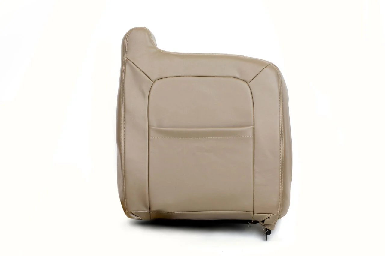2003 2004 2005 2006 GMC Sierra Driver Bottom And Top Back Seat Cover TAN/ Vinyl - Image 7