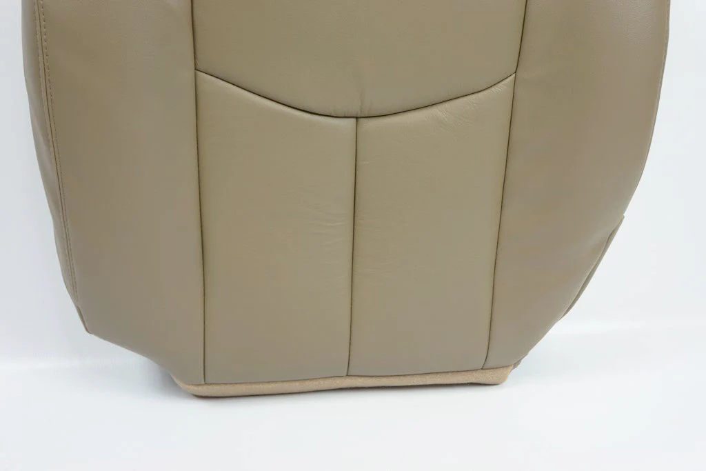 2003 2004 2005 2006 GMC Sierra Driver Bottom And Top Back Seat Cover TAN/ Vinyl - Image 9