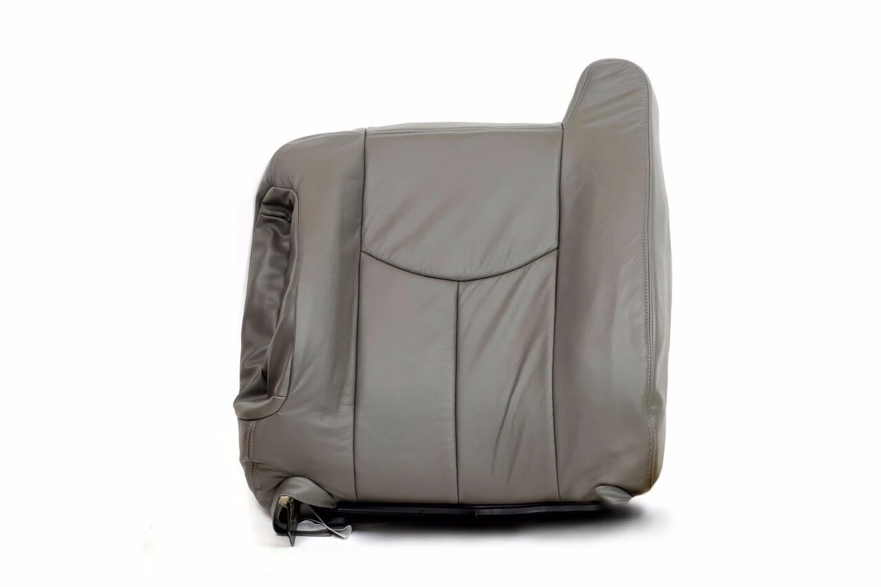 2003 2004 2005 2006 GMC Yukon Top Lean Back Leather Seat Covers Gray# 922 Pewter - Image 5