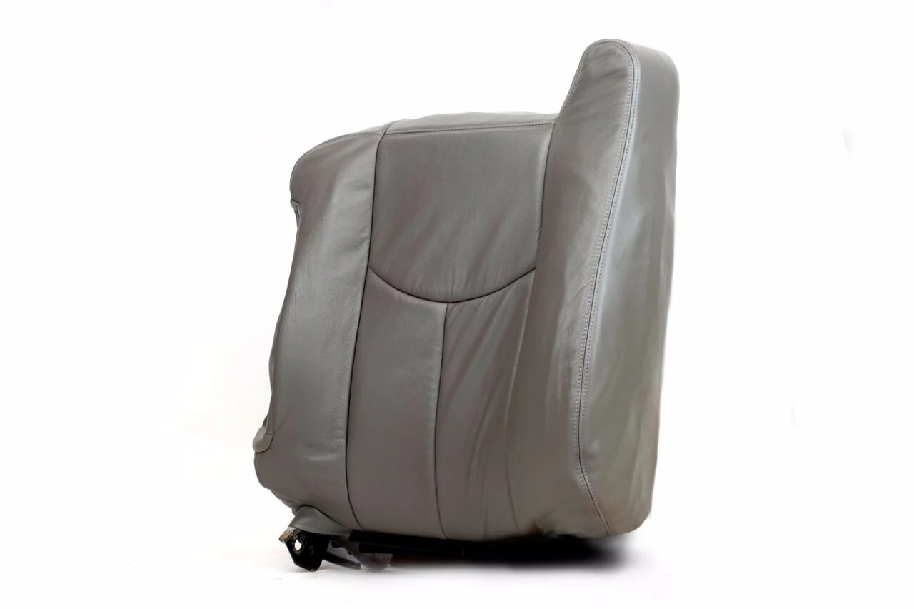 2003 2004 2005 2006 GMC Yukon Top Lean Back Leather Seat Covers Gray# 922 Pewter - Image 7