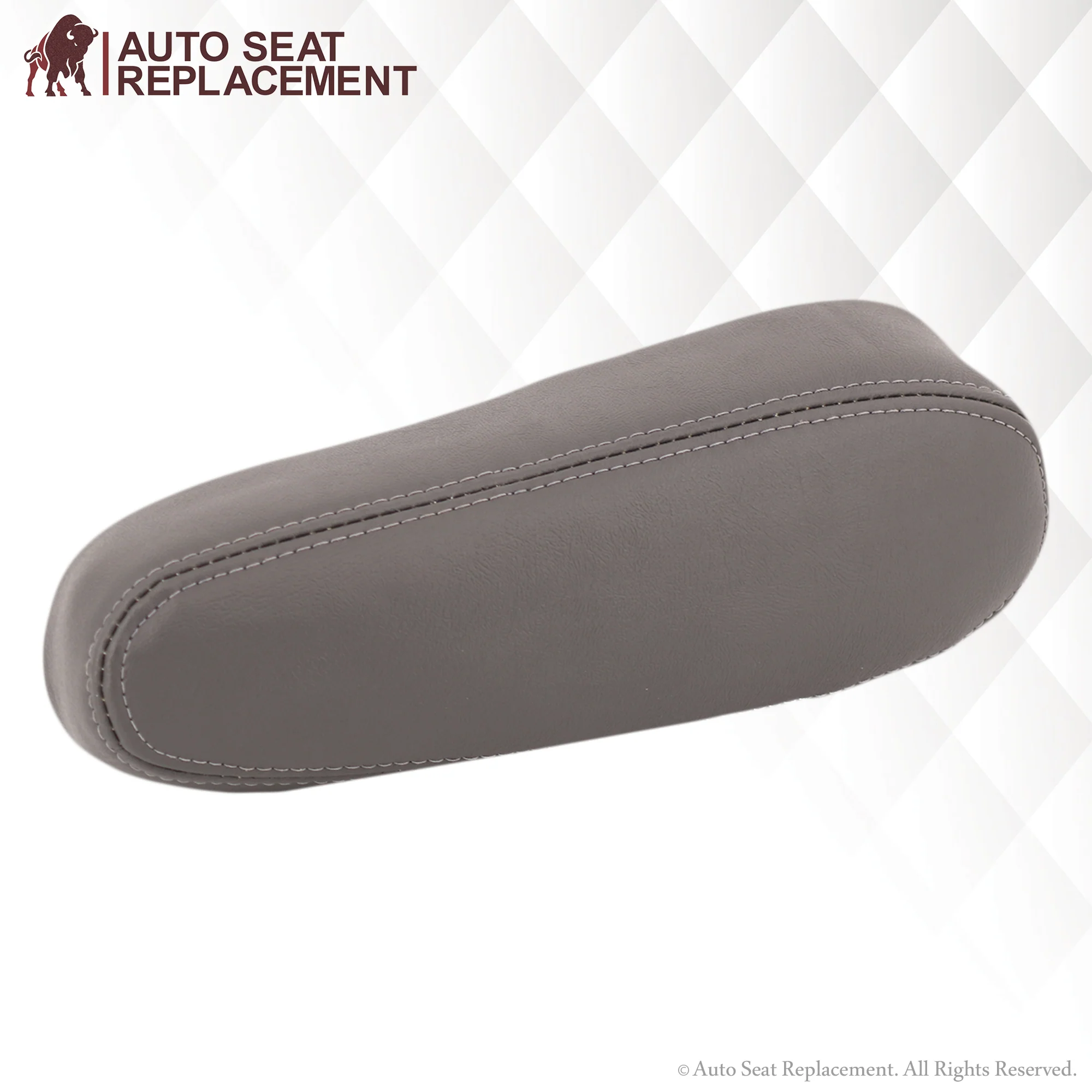 2003-2006 Chevy Tahoe Suburban & GMC Yukon Sierra Armrest Cover Light Gray - Image 5