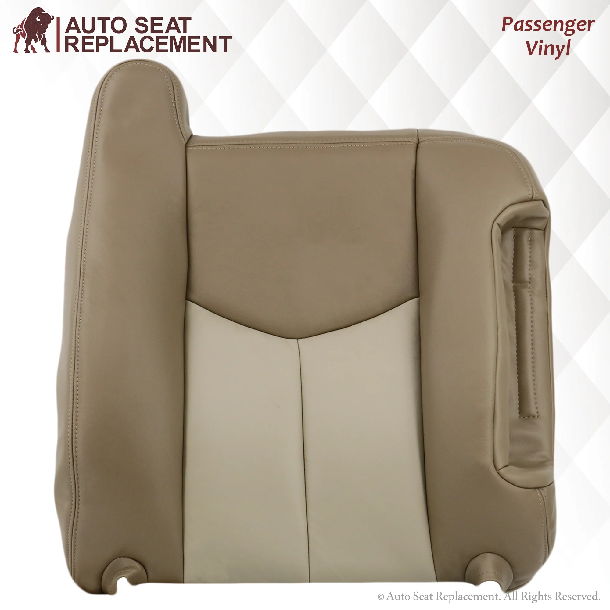 2003-2006 GMC Yukon Denali Seat Cover in 2 Tone Tan: Choose From Variants - Image 12