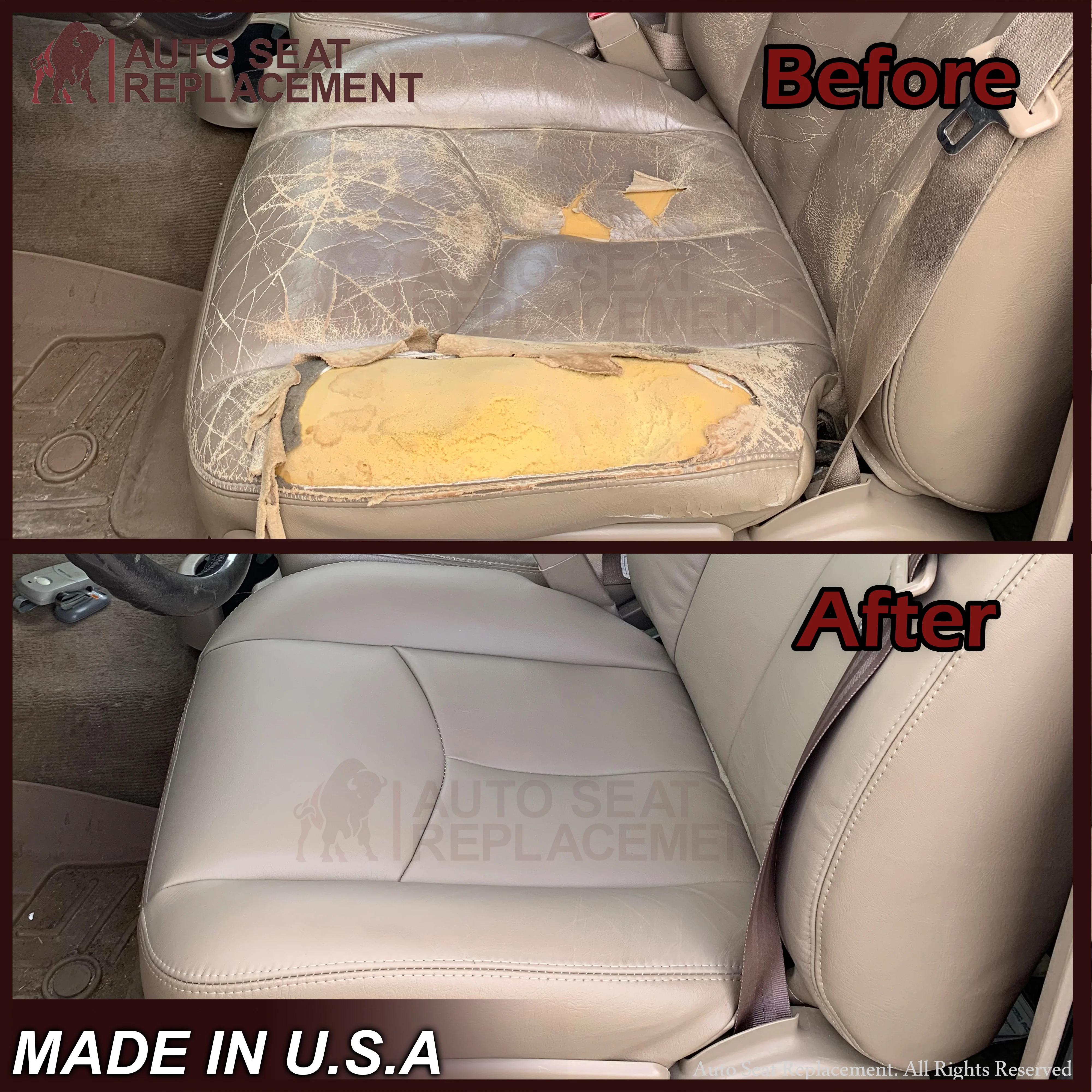 2003-2007 Chevy Silverado/Avalanche Seat Cover In Light Gray: Choose From Variation - Image 16