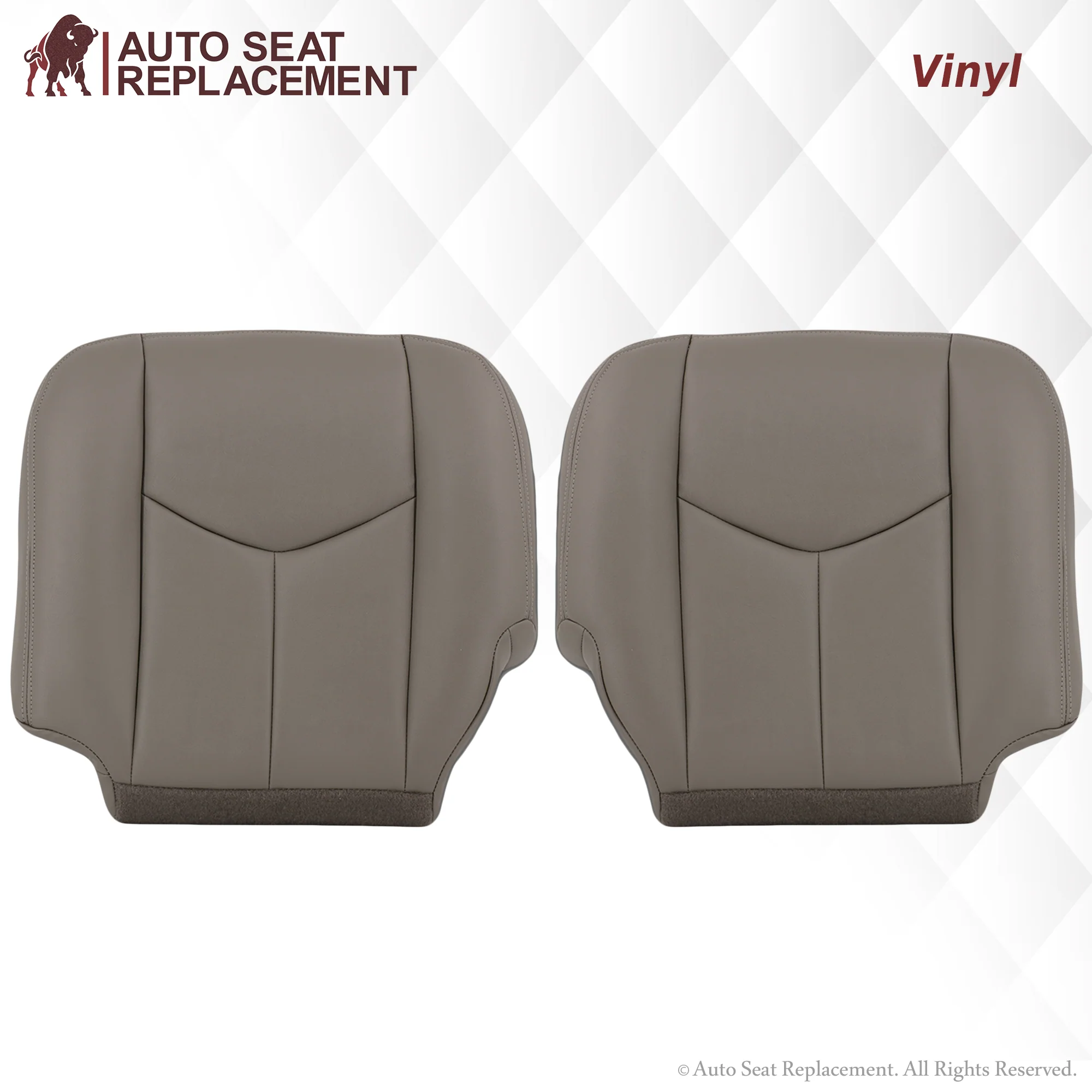 2003-2007 Chevy Tahoe/Suburban Seat Cover in Light Gray: Choose From Variations - Image 35