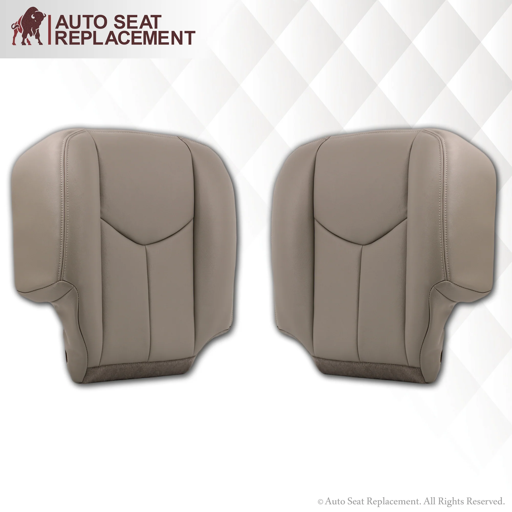2003-2007 Chevy Tahoe/Suburban Seat Cover in Light Gray: Choose From Variations - Image 6