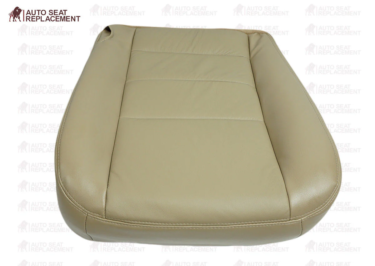 2003-2007 Ford F250 F350 Lariat Seat Cover in Tan: Choose Leather or Vinyl - Image 13