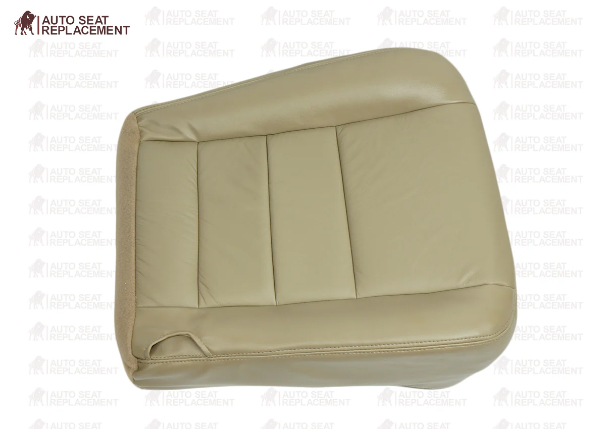 2003-2007 Ford F250 F350 Lariat Seat Cover in Tan: Choose Leather or Vinyl - Image 19