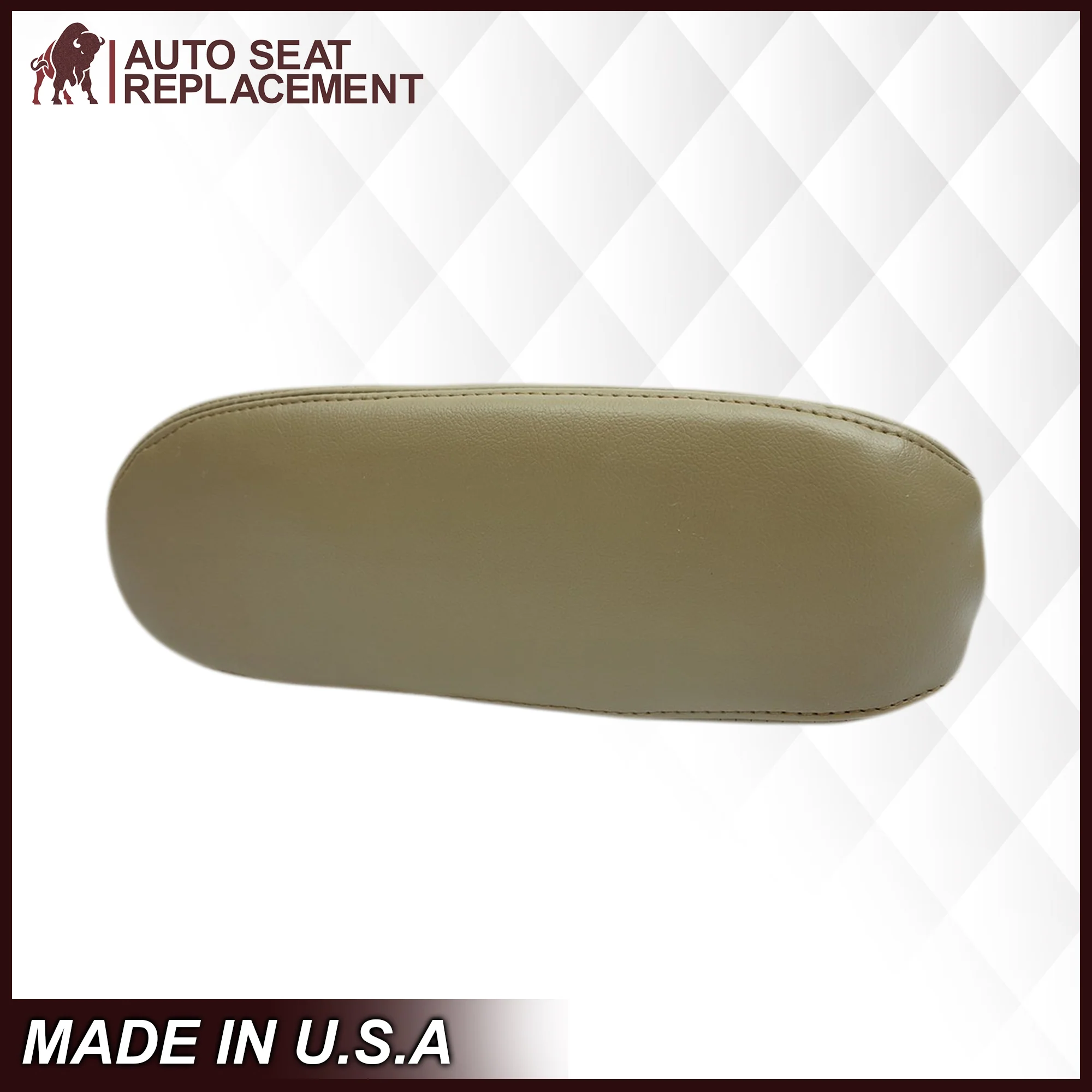 2003-2007 Ford F250 F350 Lariat Seat Cover in Tan: Choose Leather or Vinyl - Image 36
