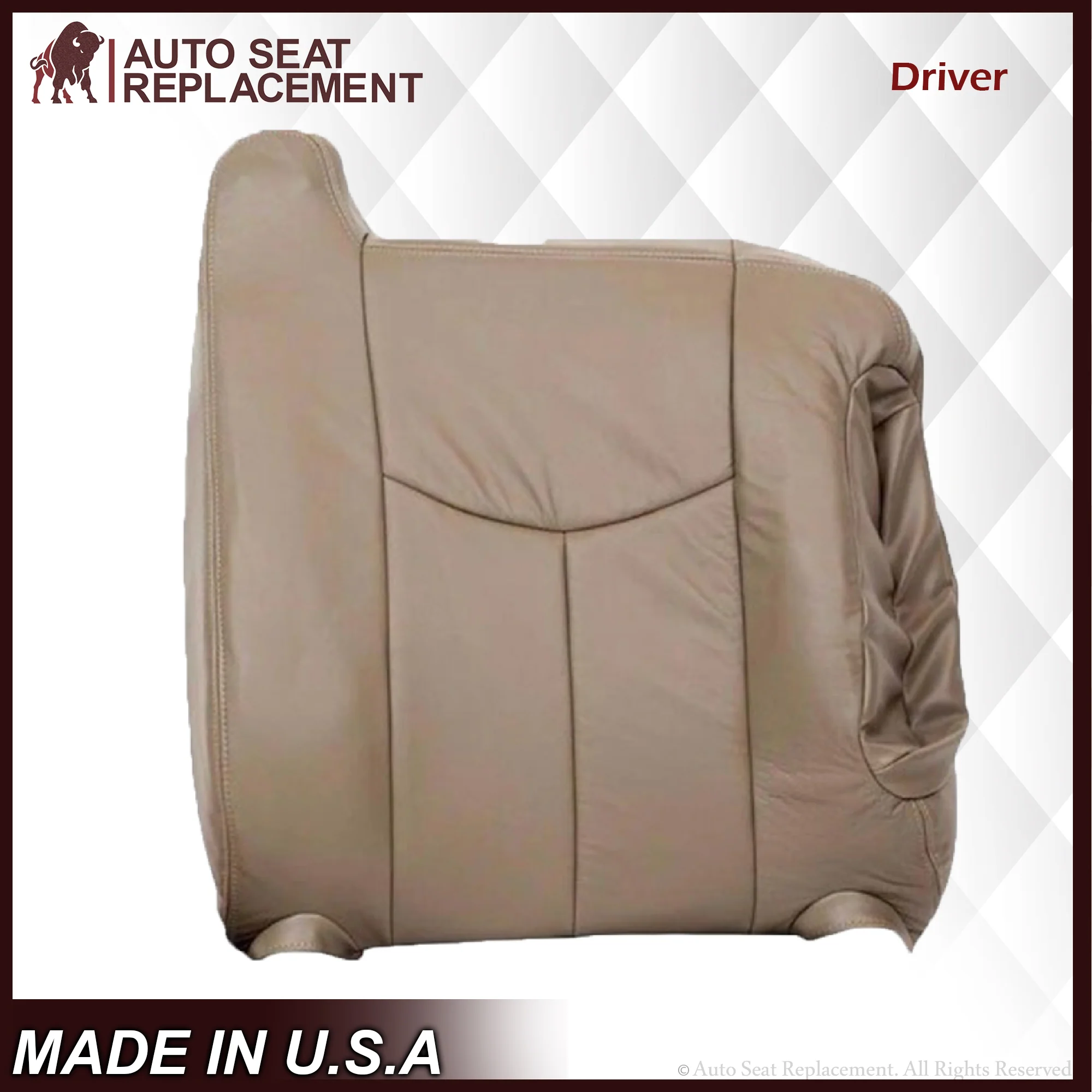 2003-2007 GMC Sierra Seat Cover in Tan: Choose The Variation - Image 18