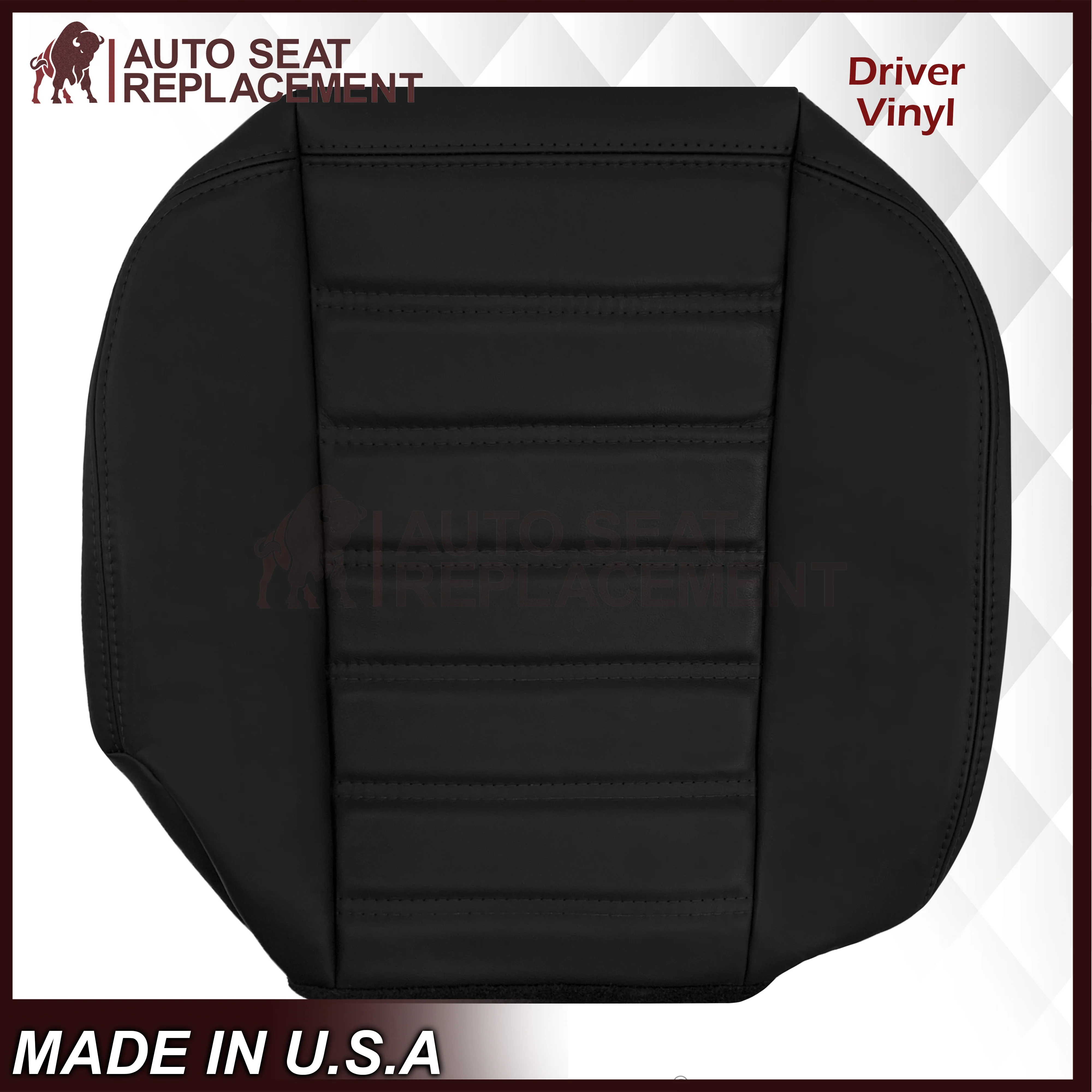 2003 - 2007 Hummer H2 SUV SUT Adventure LEATHER Seat Cover: Ebony Black - Image 3