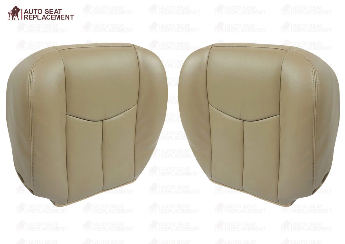 2003 To 2006 Chevy Silverado, Avalanche & GMC Sierra Upholstery Seat covers Tan - Image 3