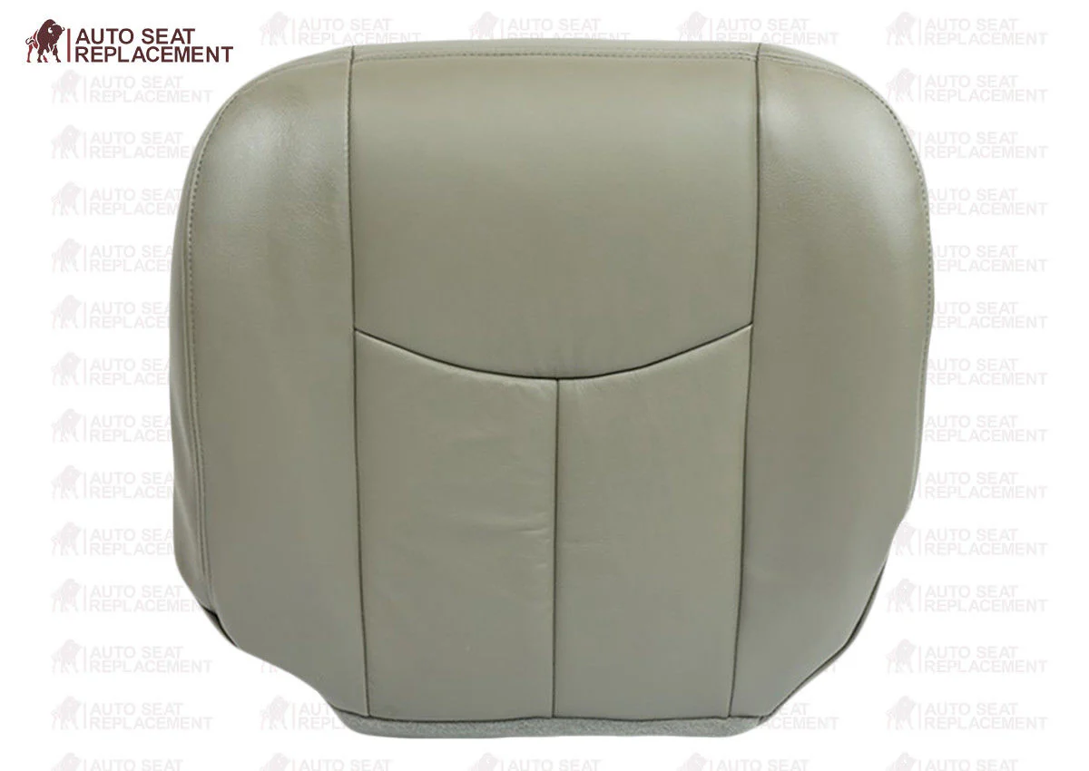2003 To 2006 Chevy Tahoe Suburban Driver & Passenger Bottom Leather Seat Cover - Image 11