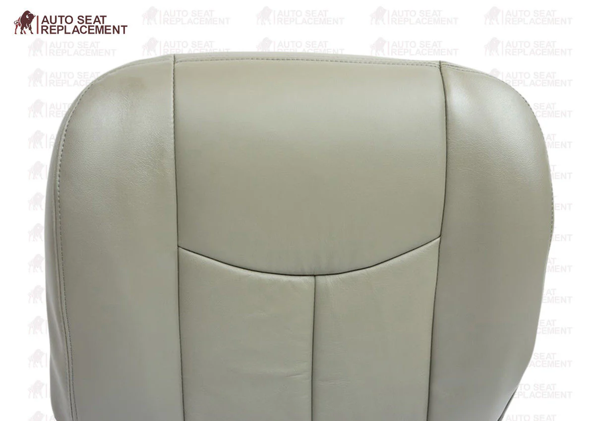 2003 To 2006 Chevy Tahoe Suburban Driver & Passenger Bottom Leather Seat Cover - Image 5