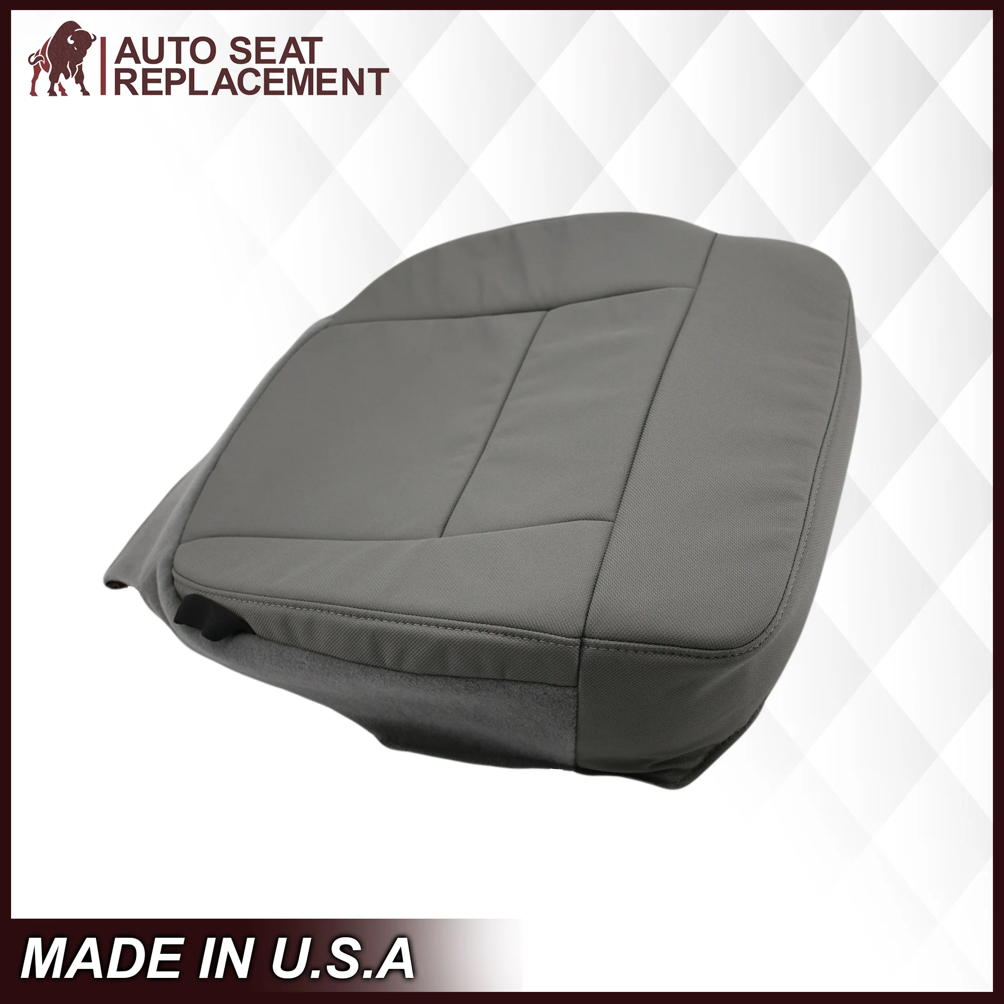 2004 2005 2006 2007 2008 Ford F150 XL Cloth Seat Covers in Medium Flint Gray - Image 11