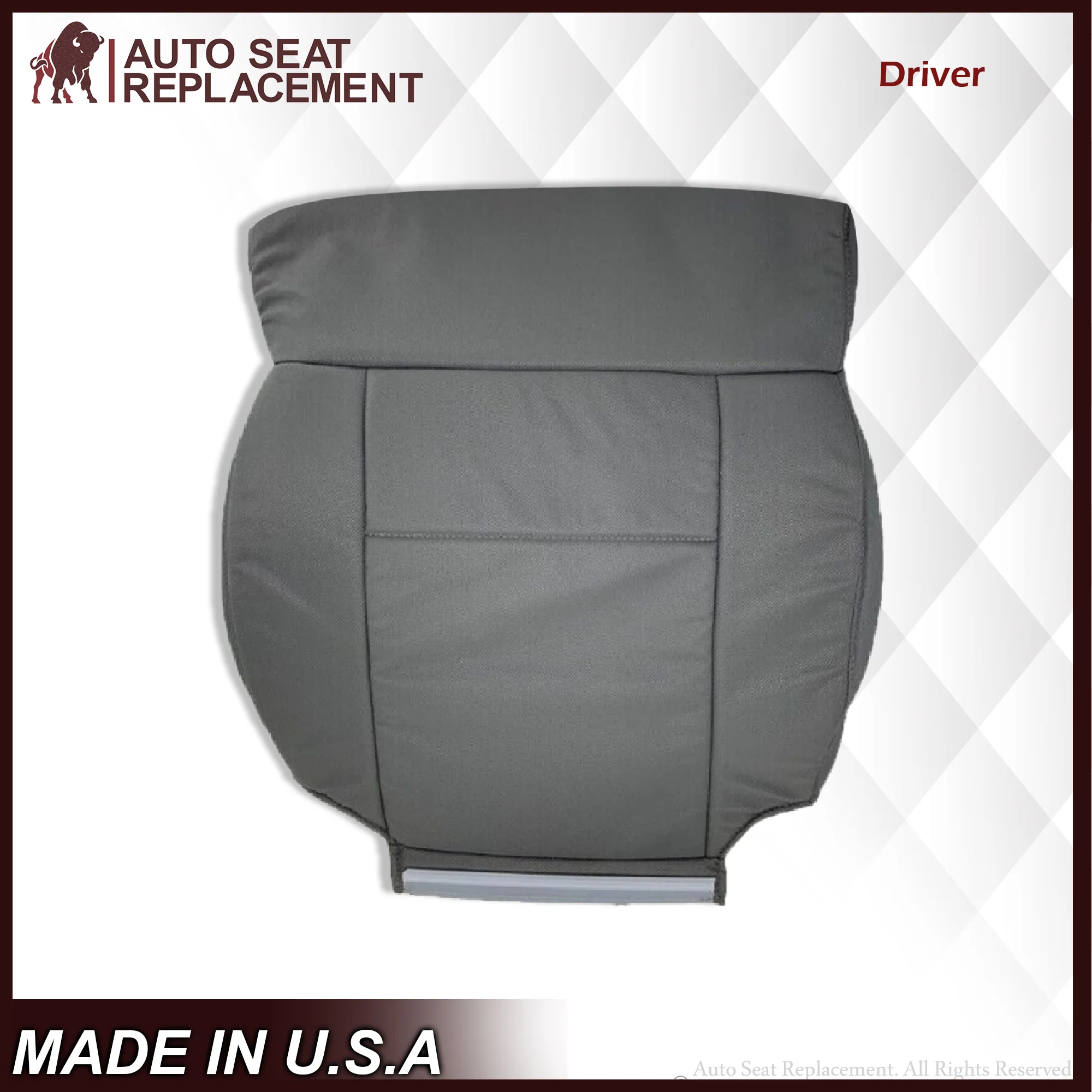 2004 2005 2006 2007 2008 Ford F150 XL Cloth Seat Covers in Medium Flint Gray - Image 15