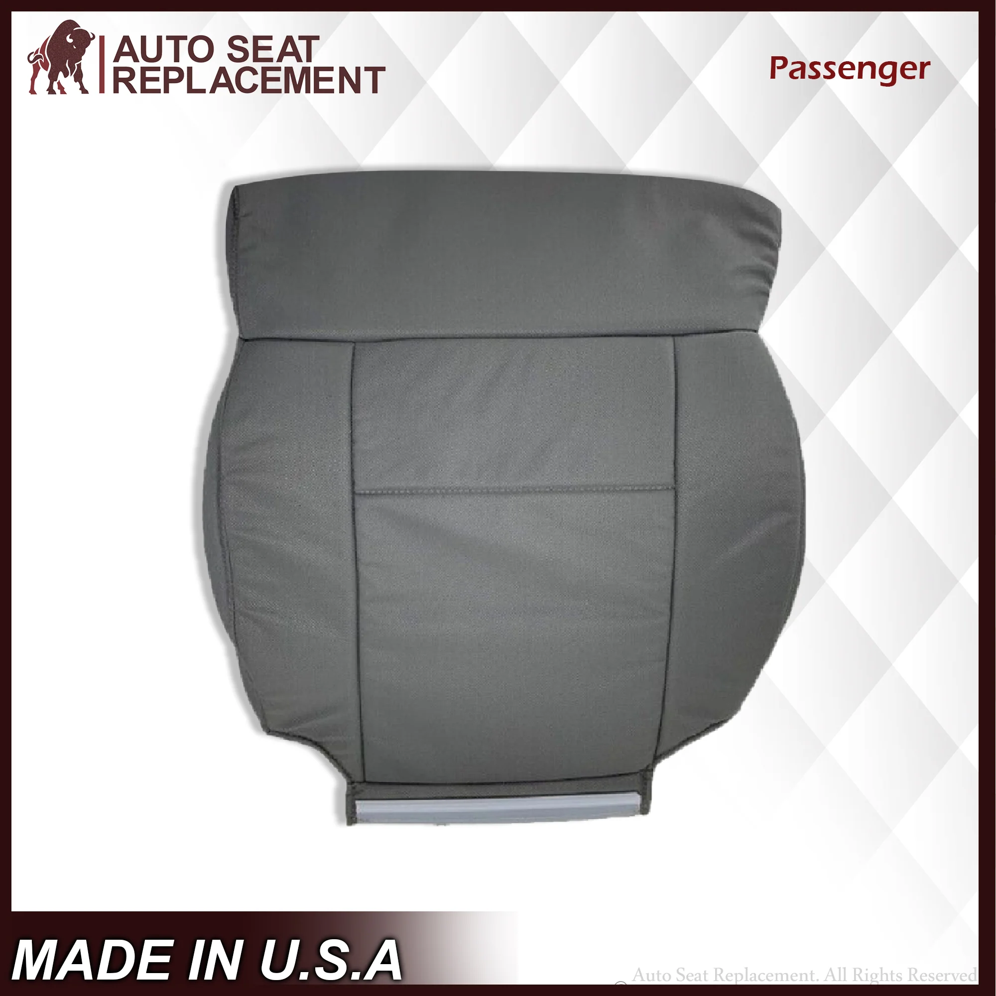 2004 2005 2006 2007 2008 Ford F150 XL Cloth Seat Covers in Medium Flint Gray - Image 17