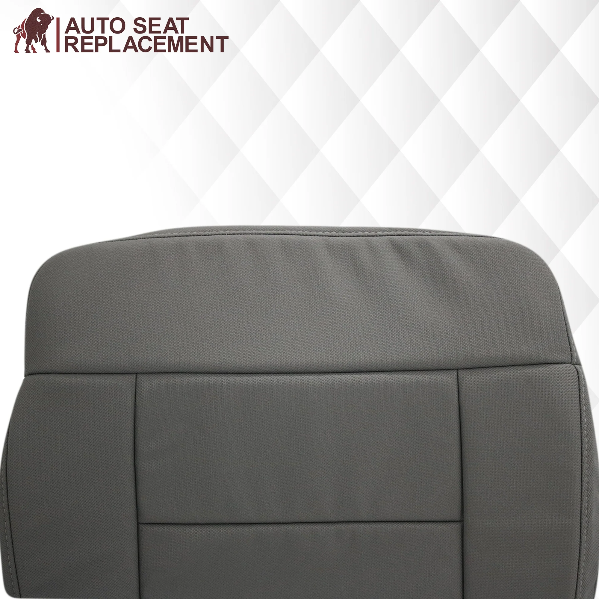 2004 2005 2006 2007 2008 Ford F150 XL Cloth Seat Covers in Medium Flint Gray - Image 5