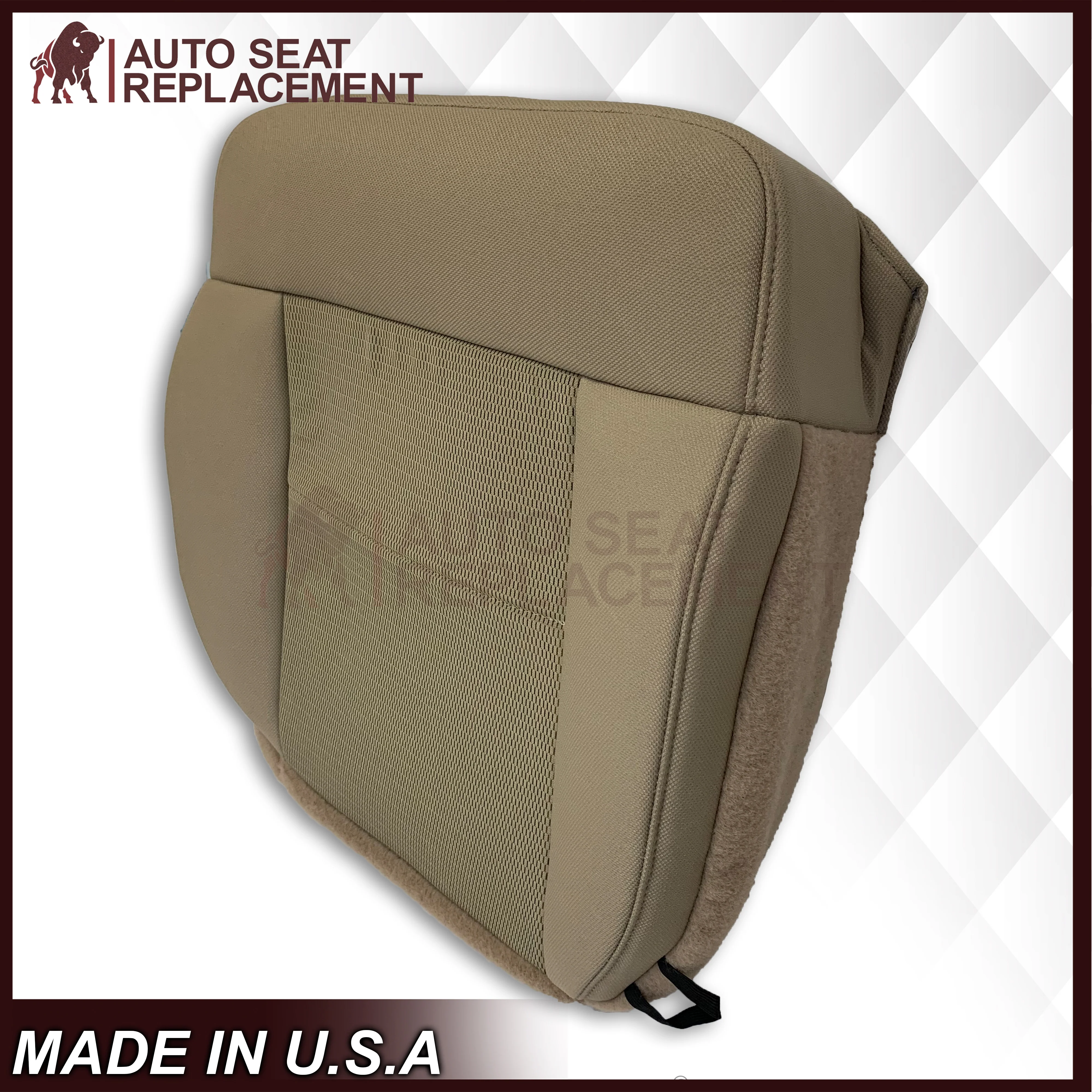 2004 2005 2006 Ford F150 XLT STX FX4 Bottom Cloth Fabric Replacement Seat Cover Tan - Image 7