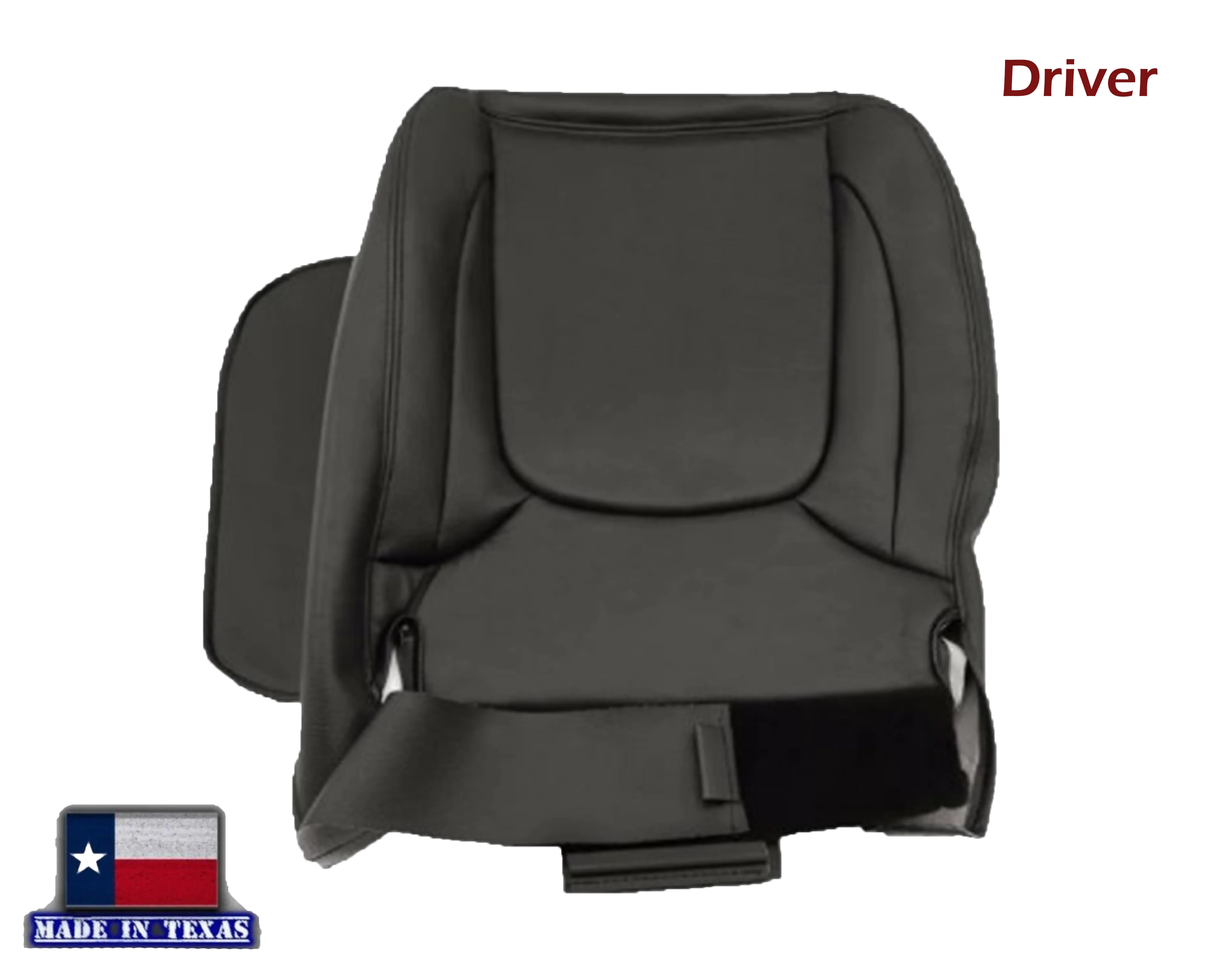 2004 2005 Dodge Ram 1500 2500 3500 Laramie Bottom Replacement Seat Cover In Dark Slate "Dark Gray" - Image 11