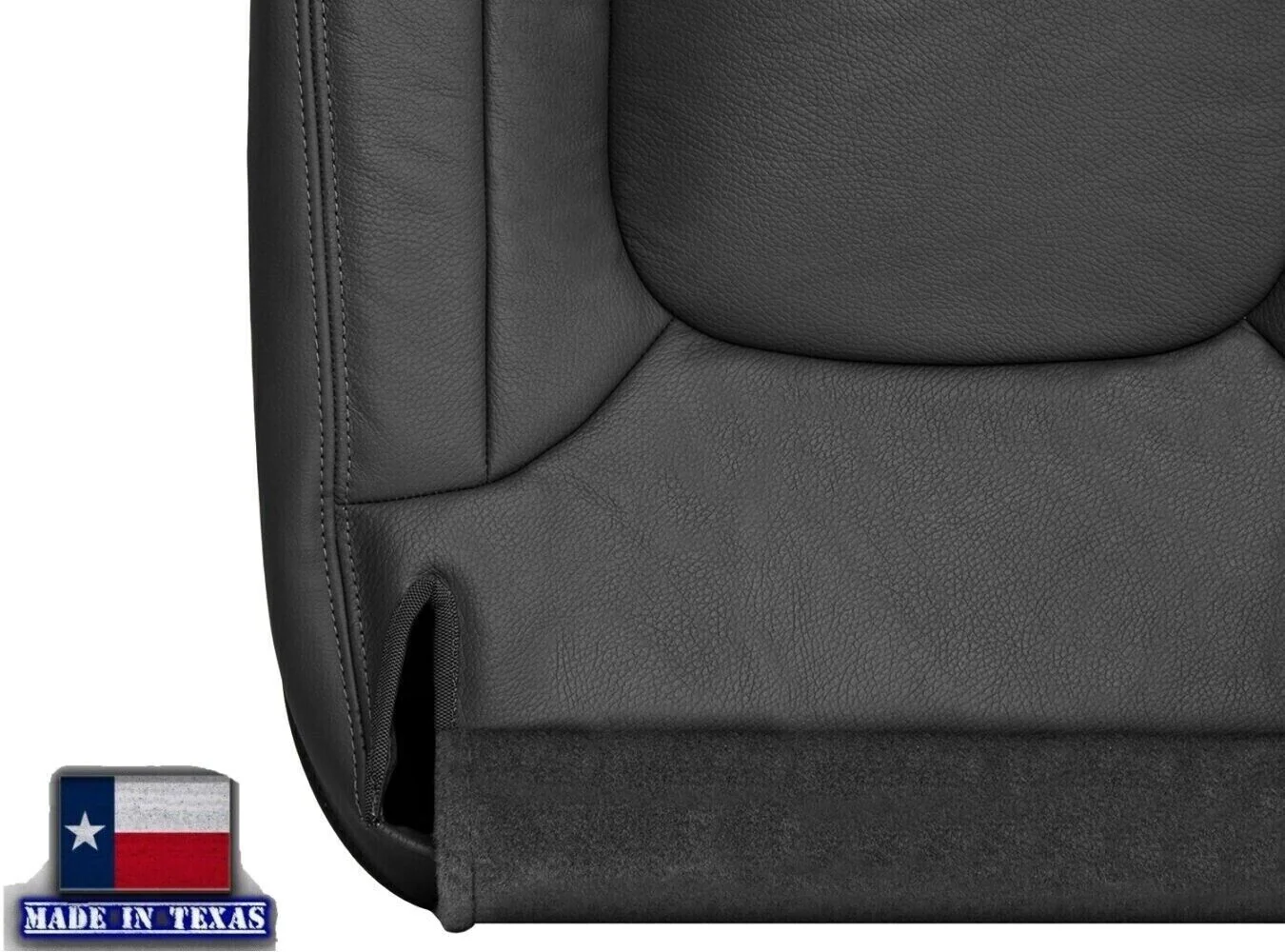 2004 2005 Dodge Ram 1500 2500 3500 Laramie Bottom Replacement Seat Cover In Dark Slate "Dark Gray" - Image 6
