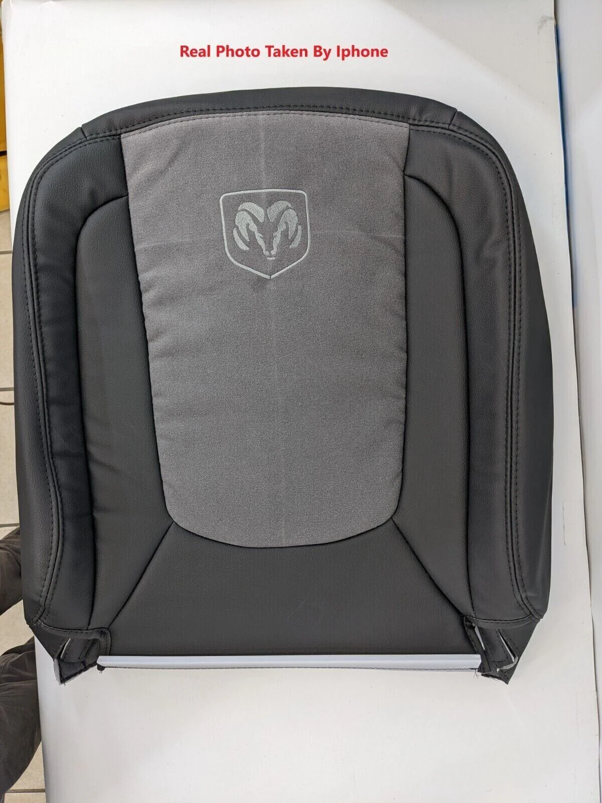 2004 2005 Dodge Ram 1500 2500 3500 Laramie Bottom Replacement Seat Cover In Dark Slate "Dark Gray" - Image 8