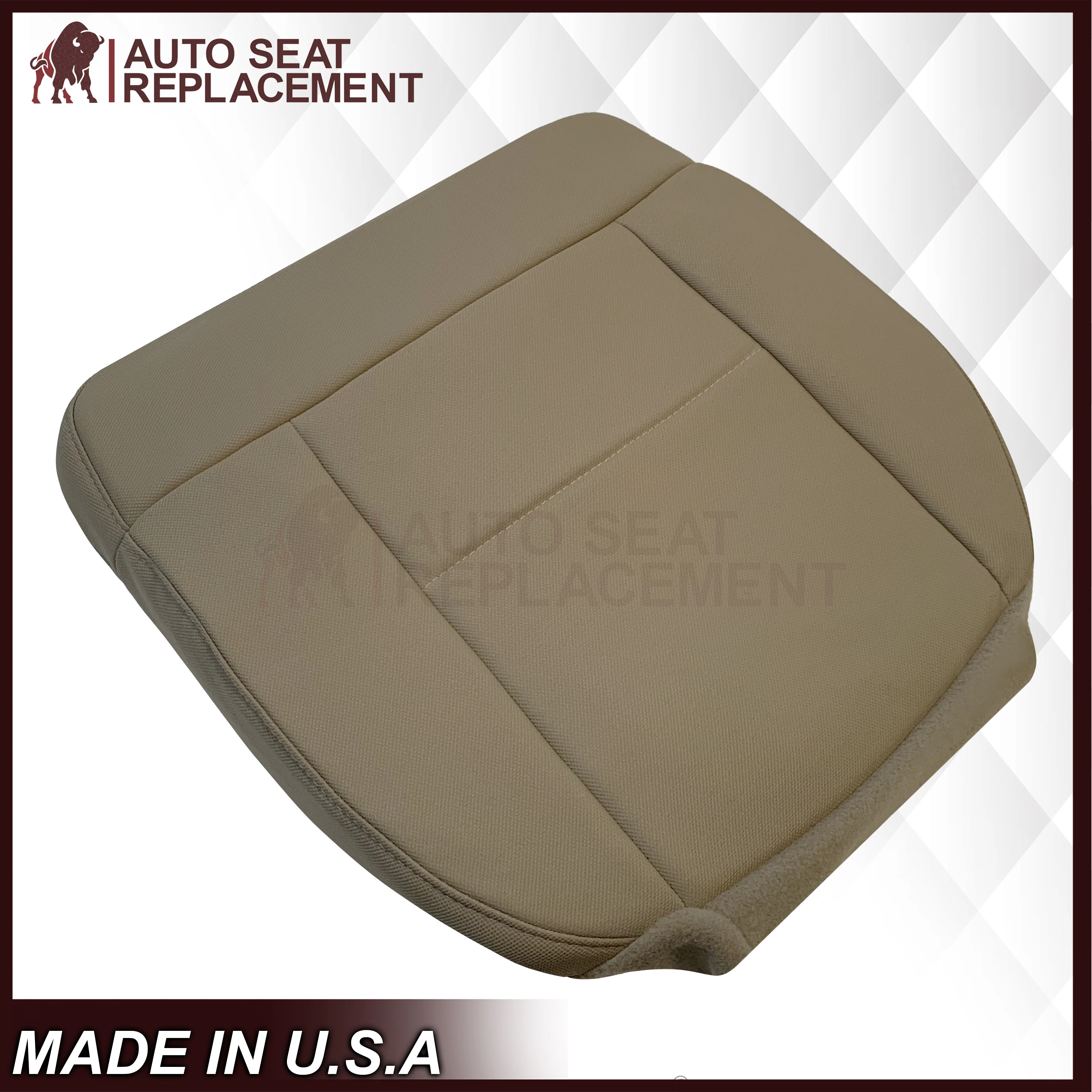 2004-2006 Ford F-150 Cloth XL STX Seat Cover in Tan - Image 8