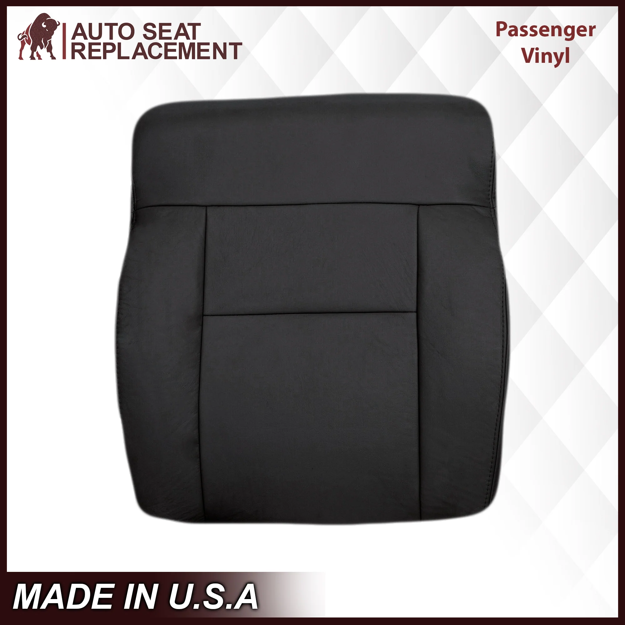 2004-2008 Ford F150 Seat Cover in Black: Choose Leather or Vinyl - Image 14