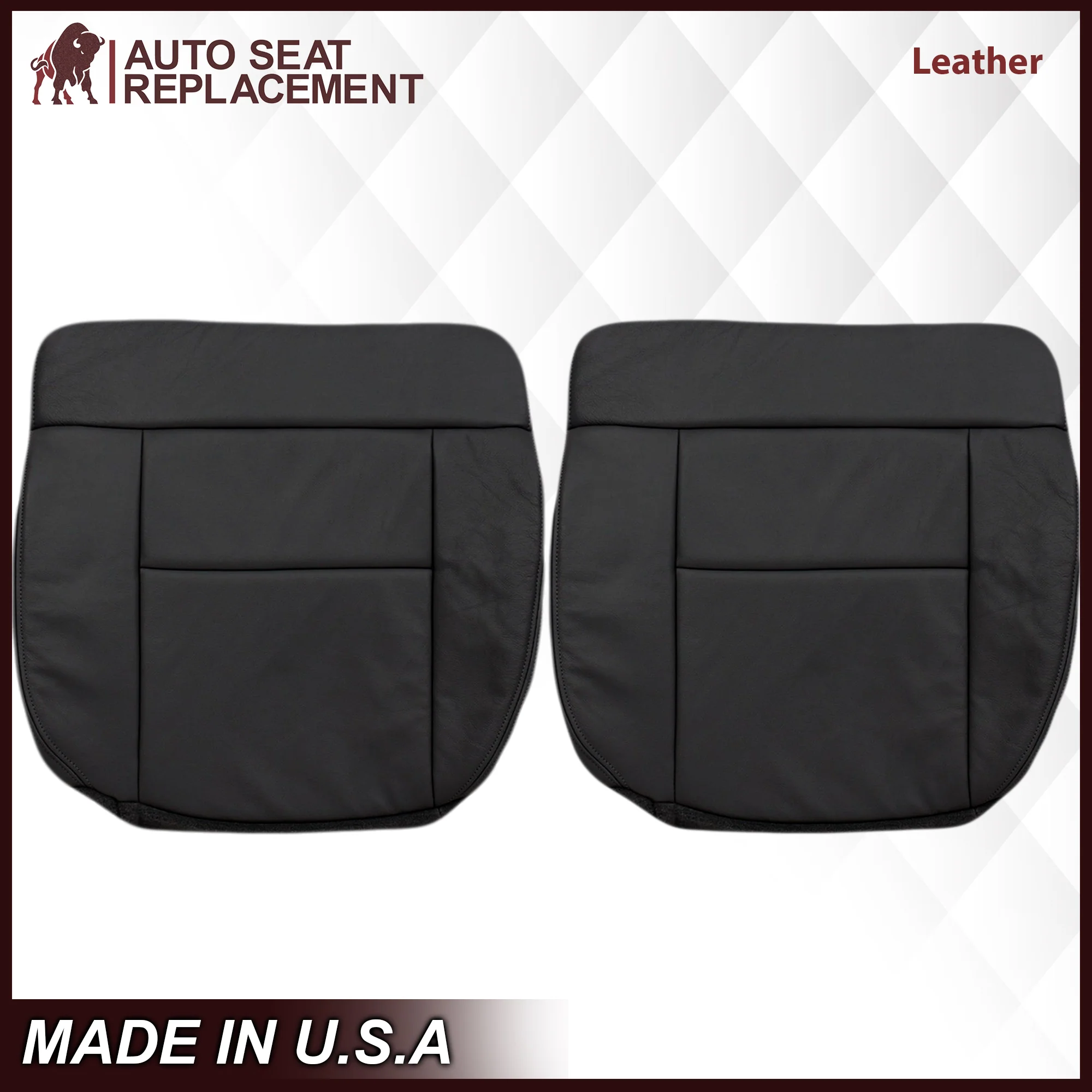 2004-2008 Ford F150 Seat Cover in Black: Choose Leather or Vinyl - Image 19